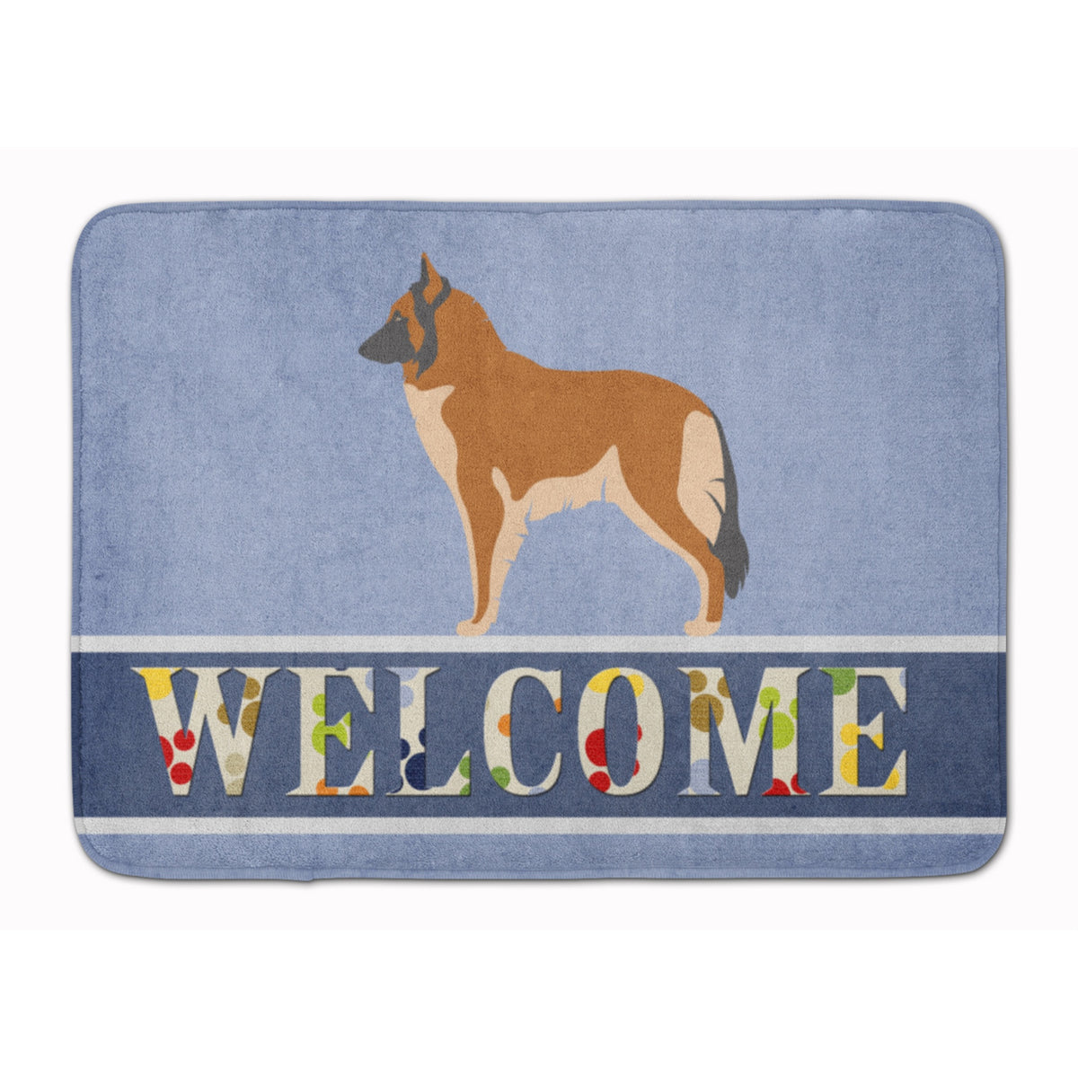 Caroline'S Treasures Belgian Tervuren Welcome Floor Mat, 19 X 27, Multicolor
