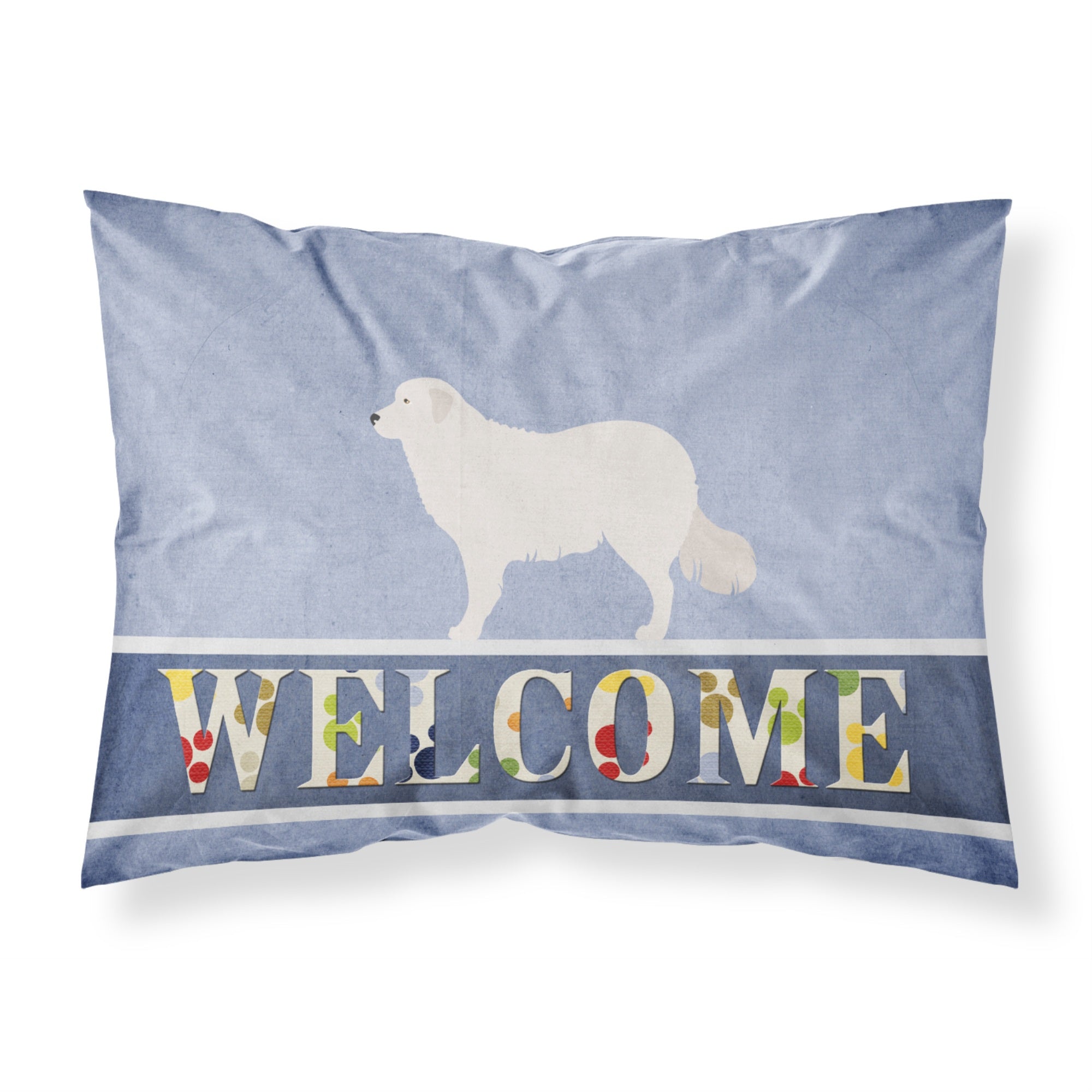 Caroline'S Treasures Welcome Kuvasz Pillowcase, Standard