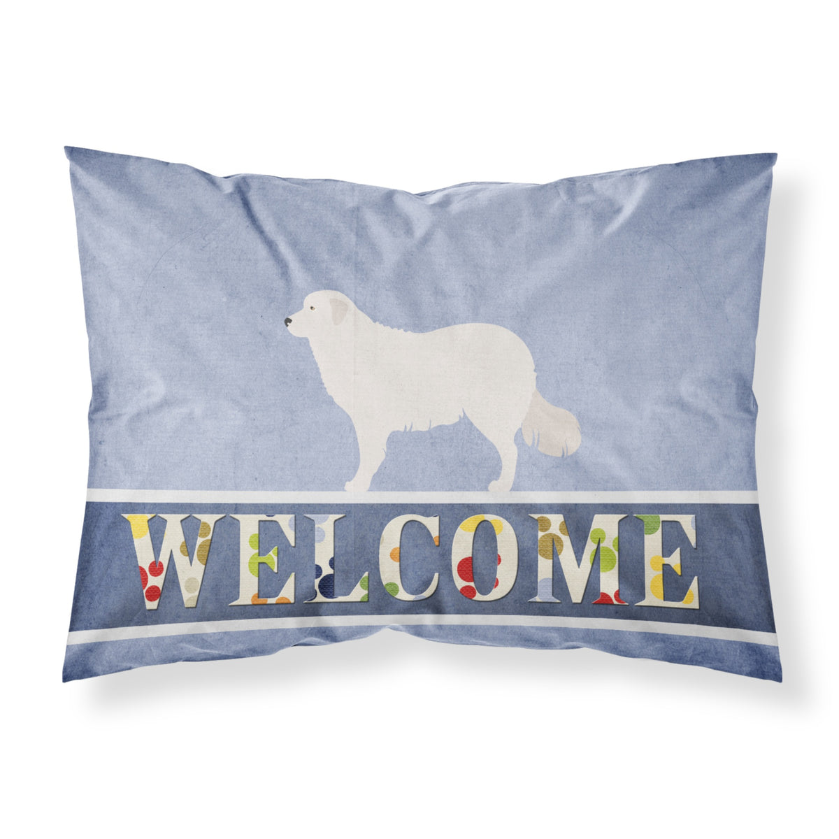 Caroline'S Treasures Welcome Kuvasz Pillowcase, Standard