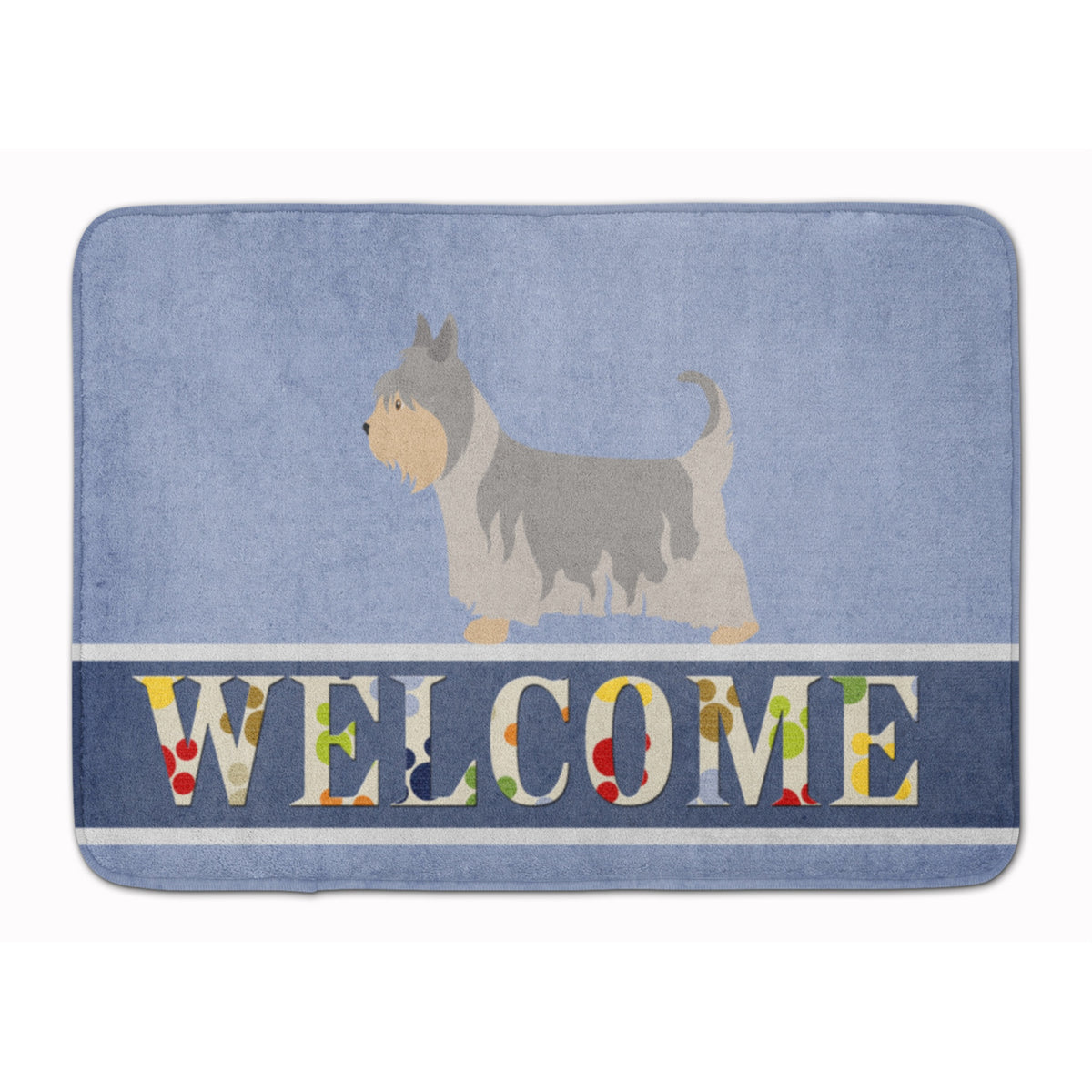 Caroline'S Treasures Australian Silky Terrier Welcome Floor Mat, 19 X 27, Multicolor