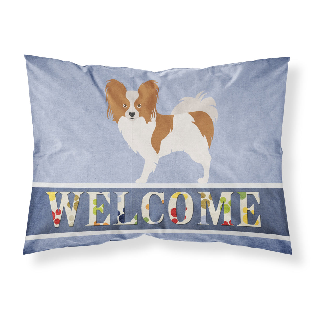 Caroline'S Treasures Welcome Papillon Pillowcase, Standard