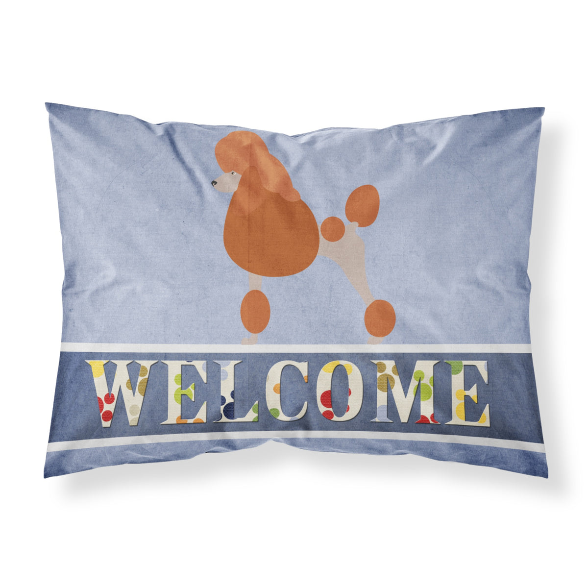 Caroline'S Treasures Royal Poodle Welcome Pillowcase, Standard,