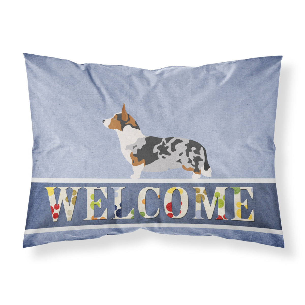 Caroline'S Treasures Welsh Corgi Cardigan Welcome Pillowcase, Standard,