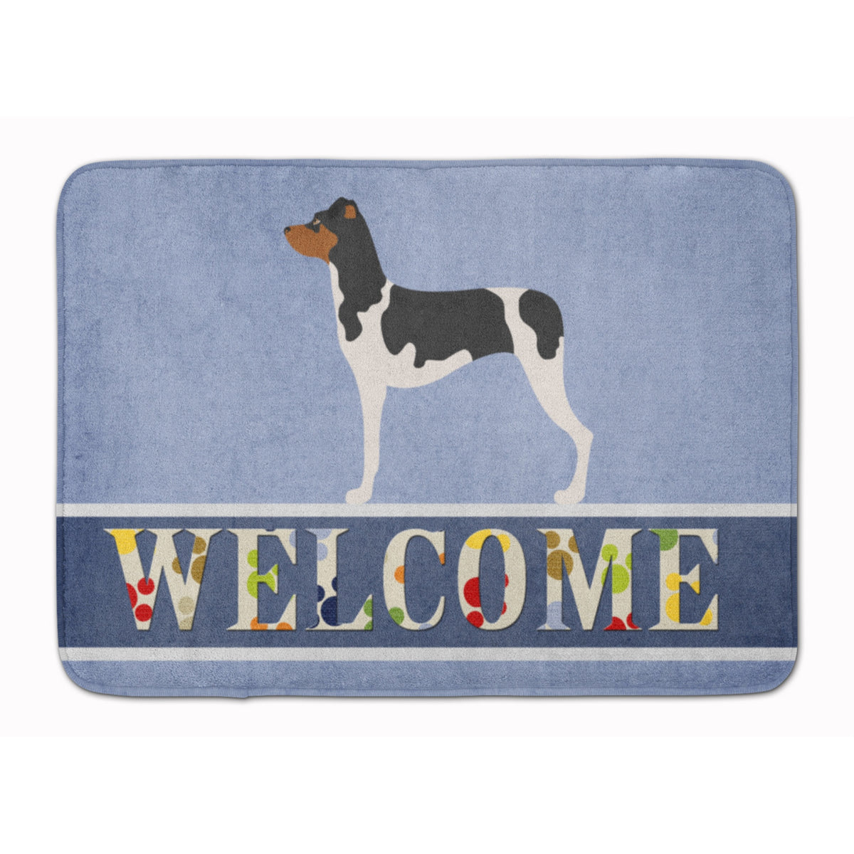 Caroline'S Treasures Brazilian Terrier Welcome Floor Mat, 19 X 27, Multicolor