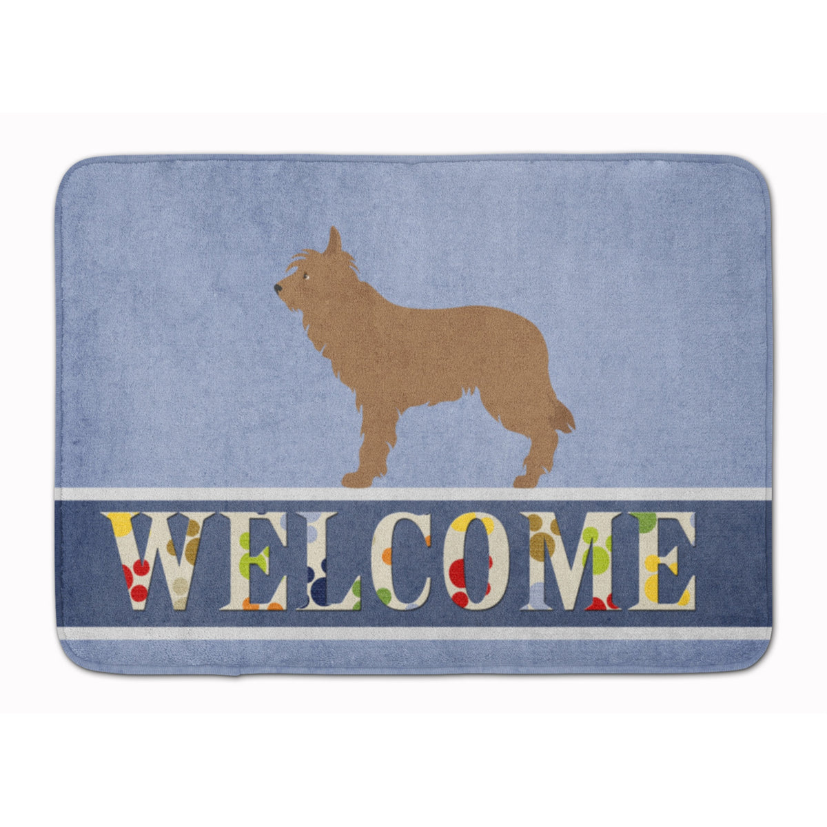Caroline'S Treasures Berger Picard Welcome Floor Mat, 19 X 27, Multicolor