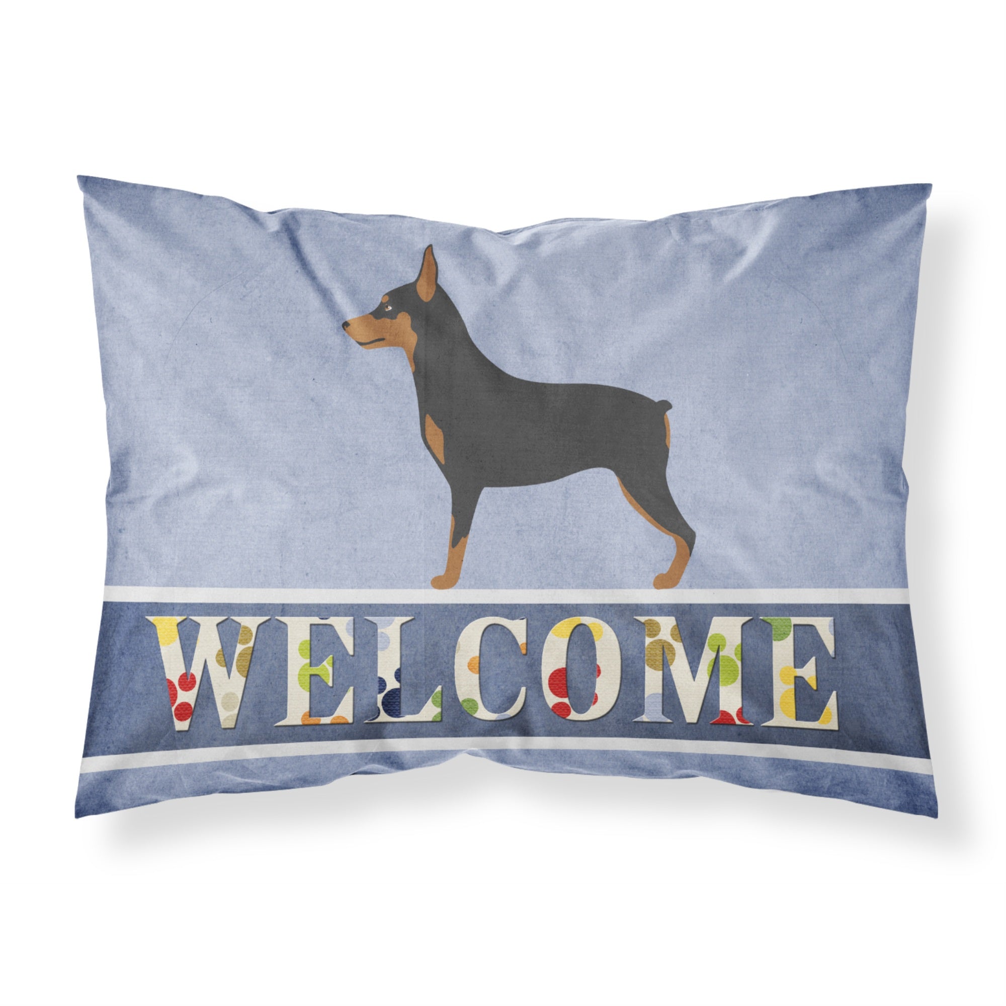 Caroline'S Treasures Miniature Pinscher Welcome Pillowcase, Standard,