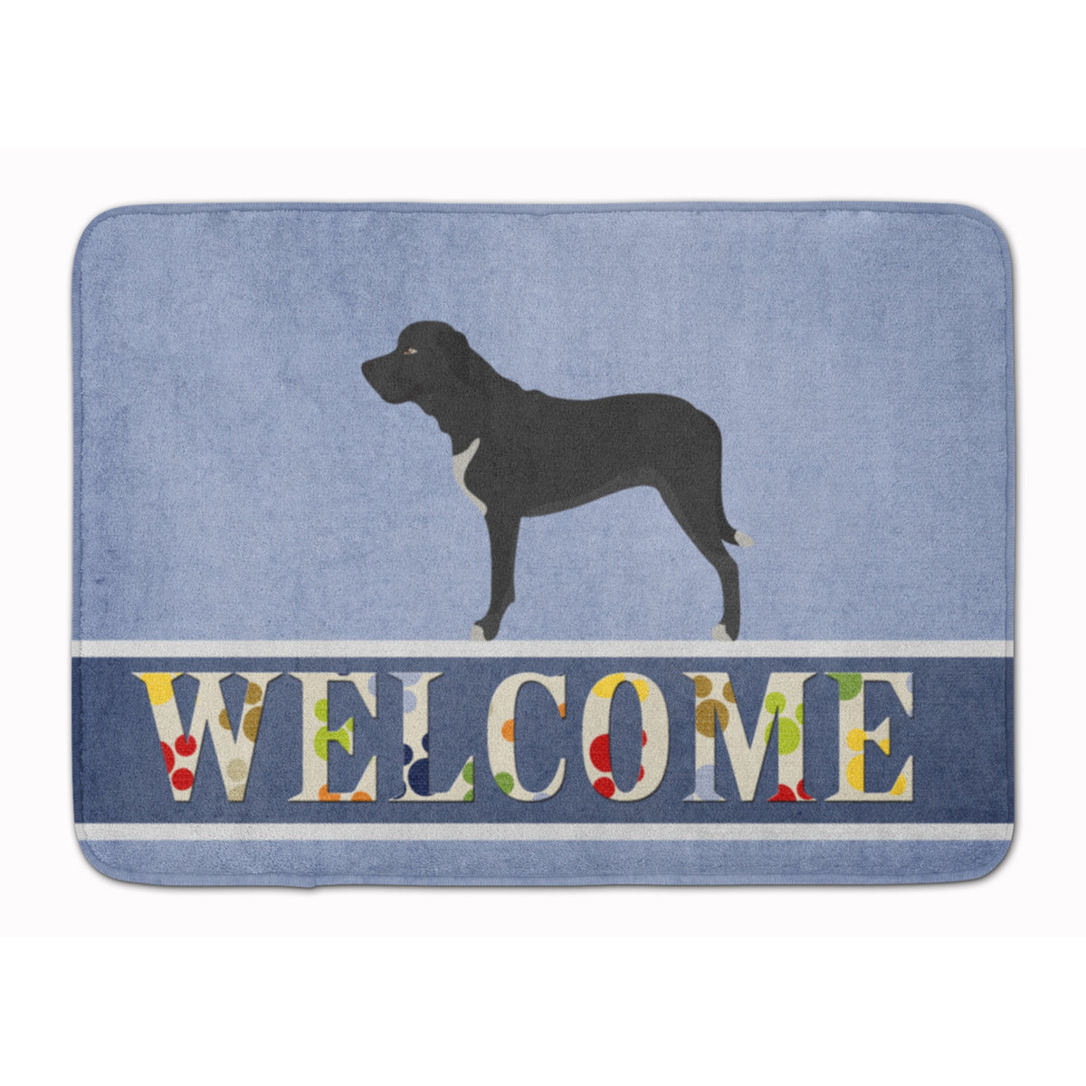 Caroline'S Treasures Broholmer Danish Mastiff Floor Mat, 19 X 27, Multicolor