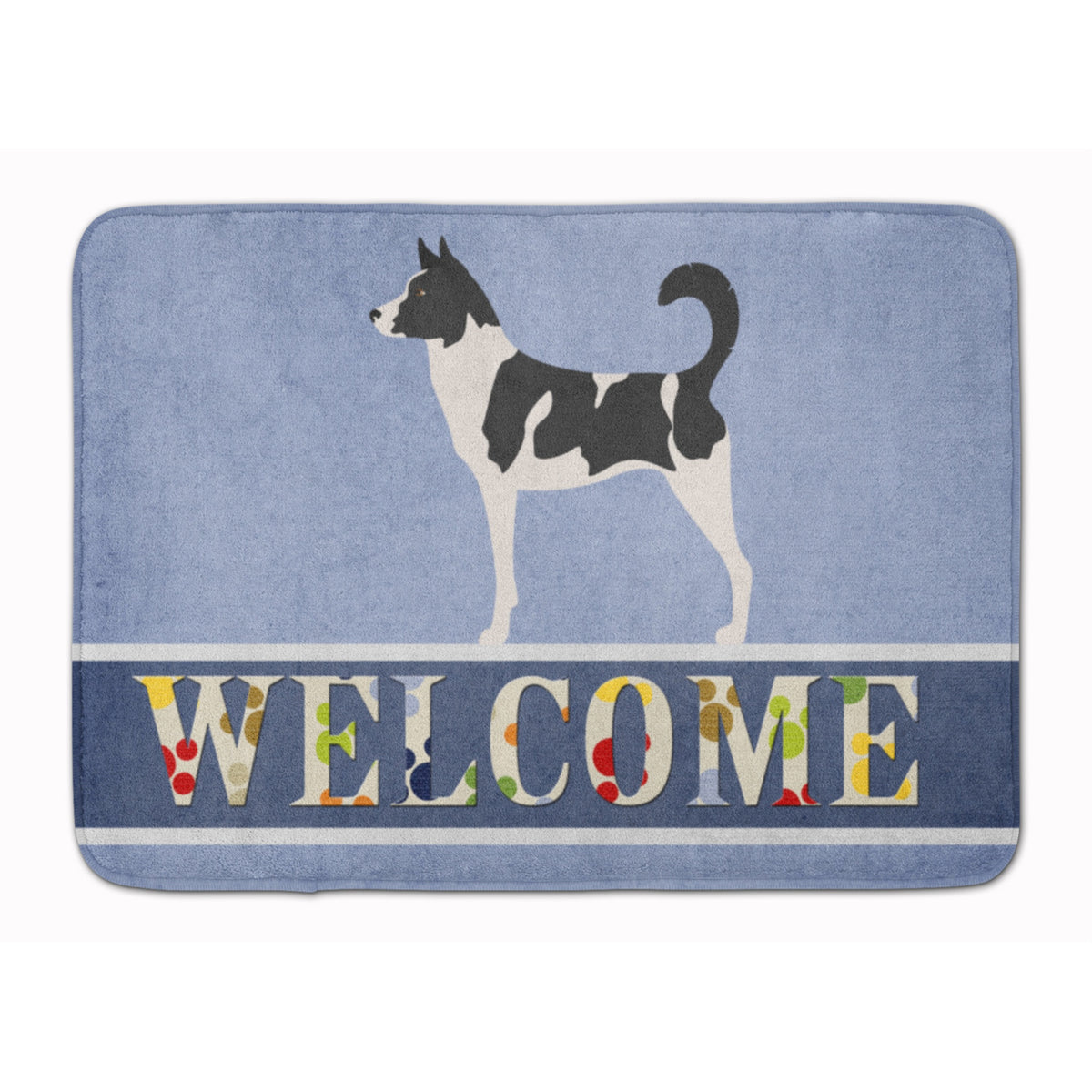 Caroline'S Treasures Canaan Dog Welcome Floor Mat, 19 X 27, Multicolor