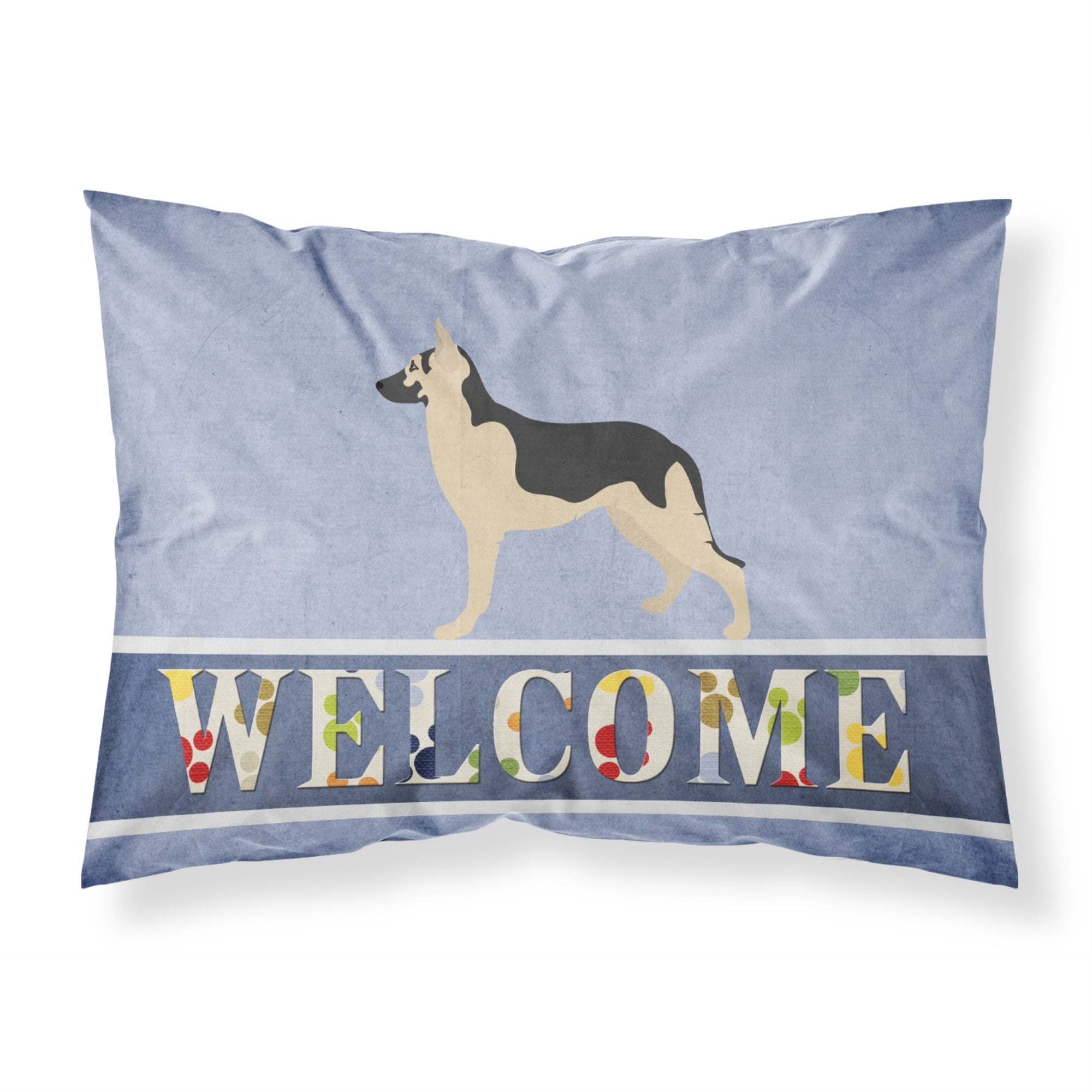 Caroline'S Treasures Welcome German Shepherd Pillowcase, Standard