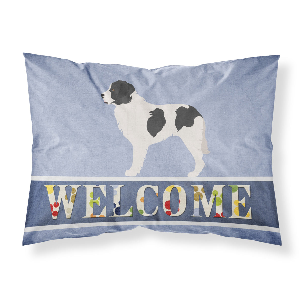 Caroline'S Treasures Welcome Landseer Pillowcase, Standard