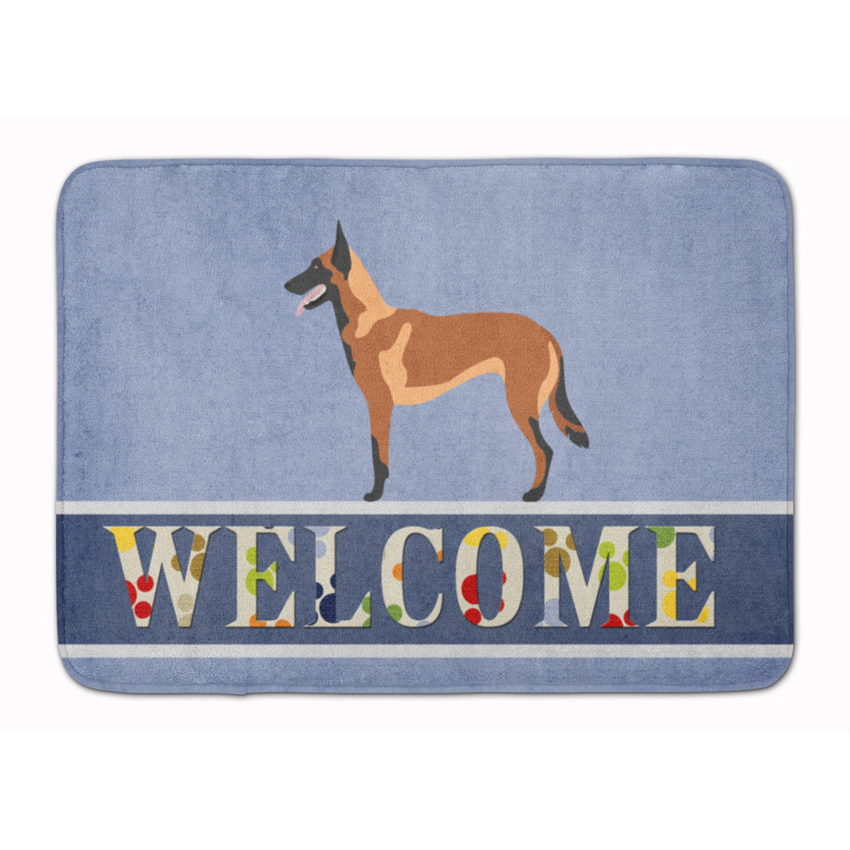 Caroline'S Treasures Malinois Belgian Shepherd Floor Mat, 19 X 27, Multicolor