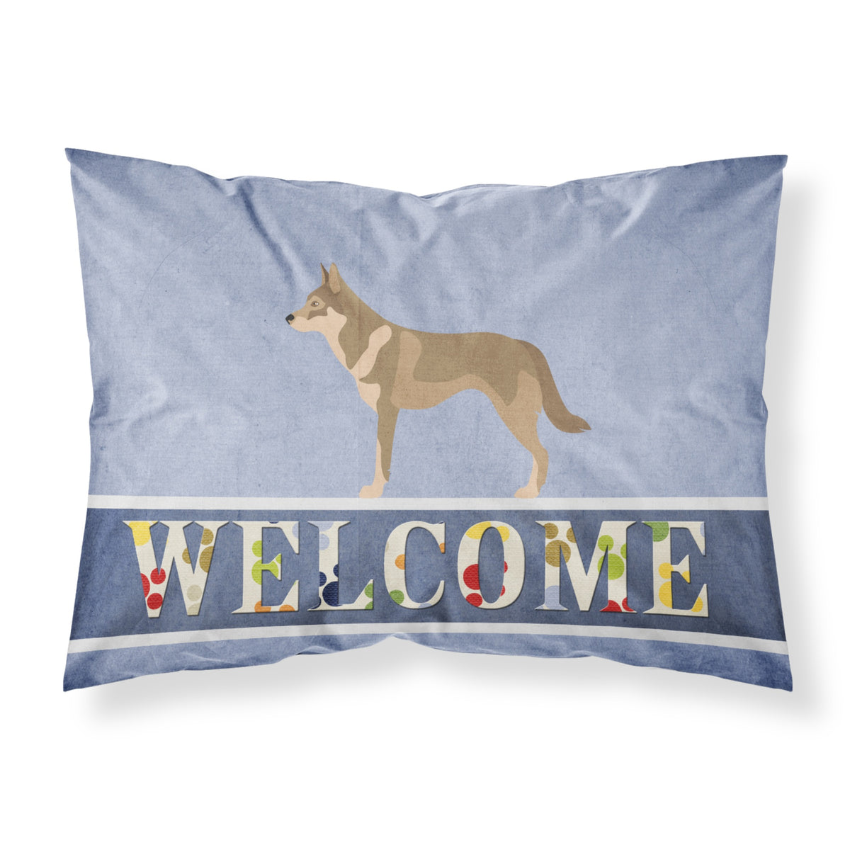 Caroline'S Treasures Czechoslovakian Wolfdog Pillowcase, Standard, Welcome