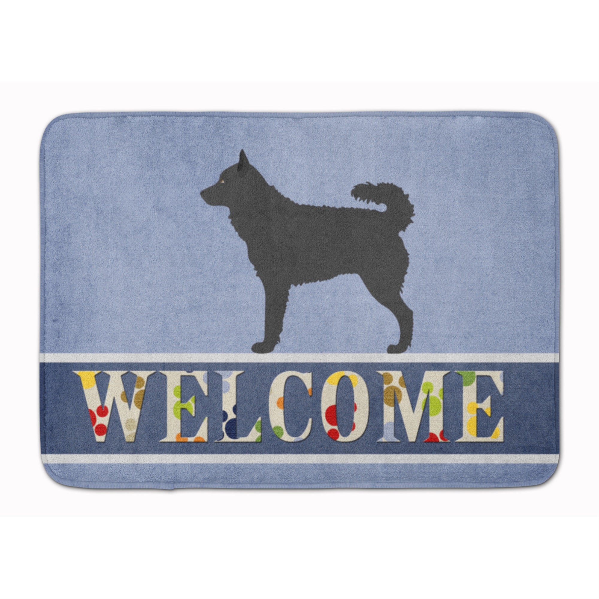 Caroline'S Treasures Mudi Welcome Floor Mat, 19 X 27, Multicolor