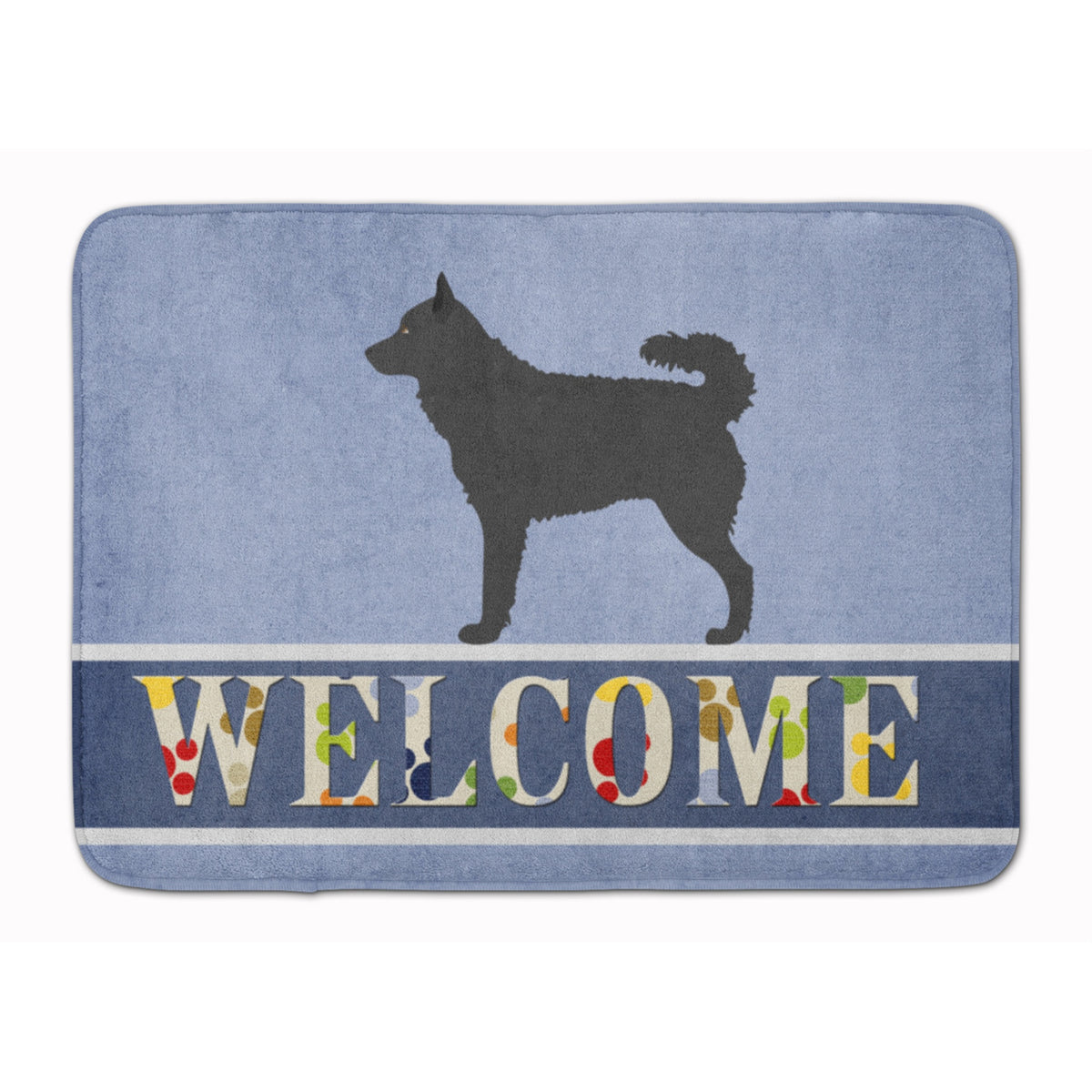 Caroline'S Treasures Mudi Welcome Floor Mat, 19 X 27, Multicolor