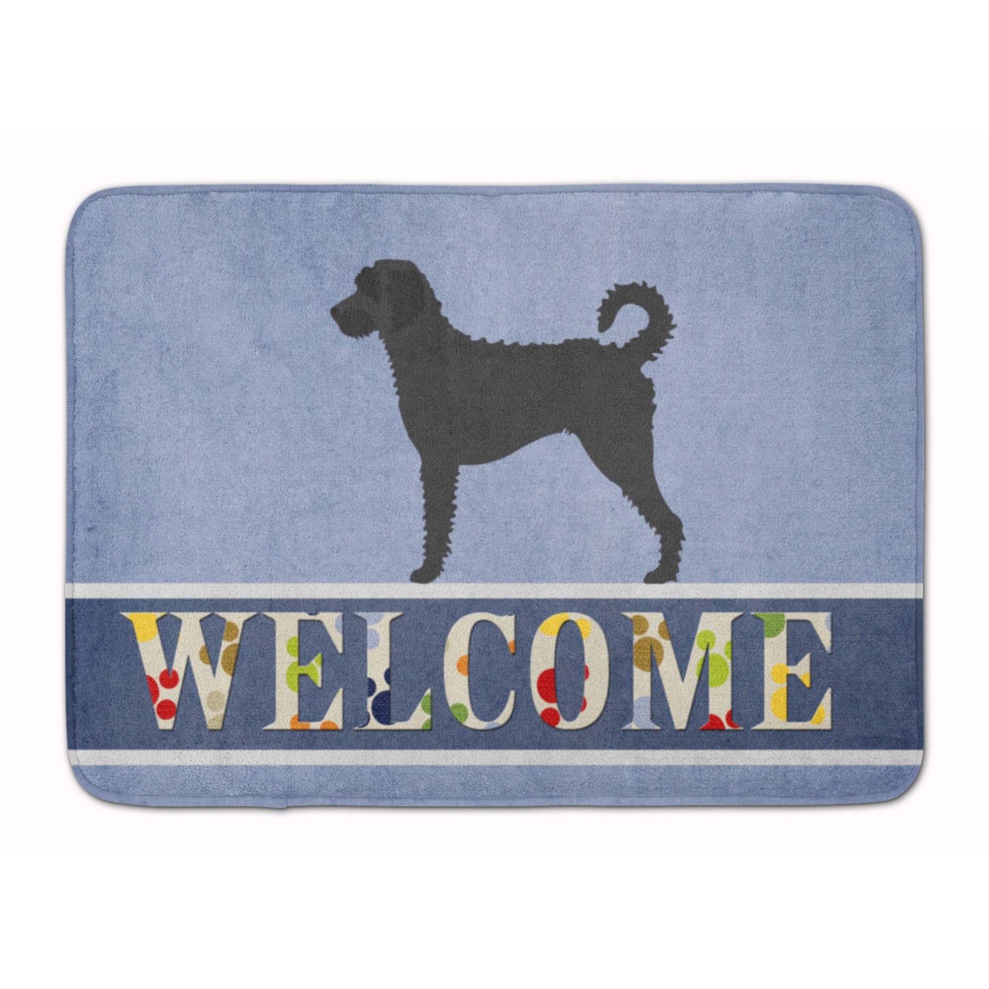 Caroline'S Treasures Labradoodle Welcome Floor Mat, 19 X 27, Multicolor