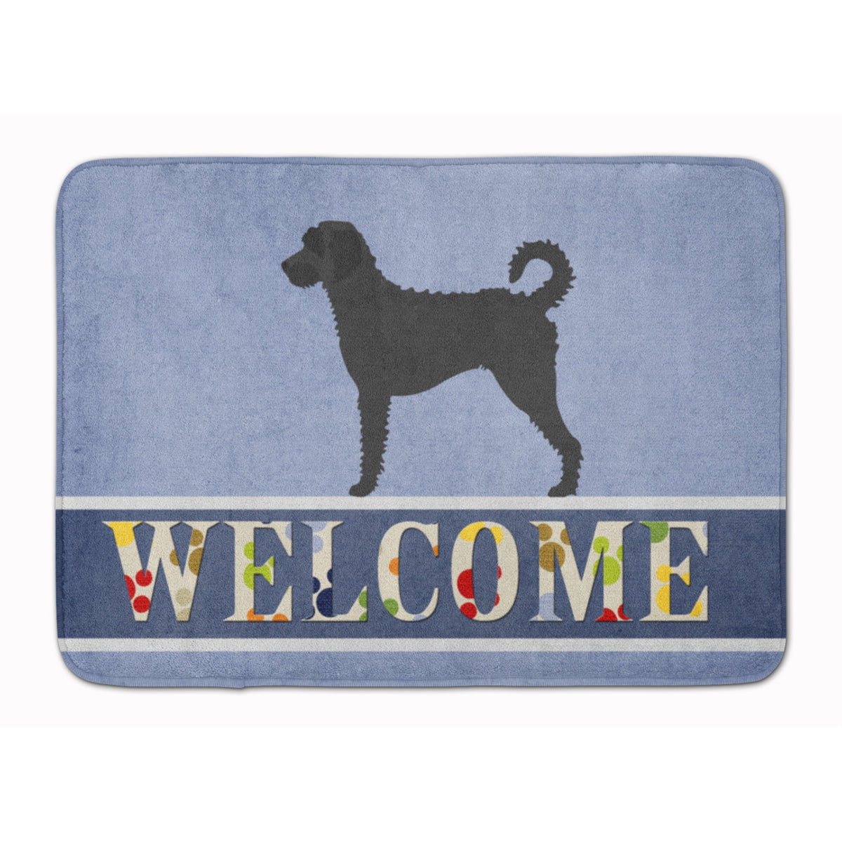 Caroline'S Treasures Labradoodle Welcome Floor Mat, 19 X 27, Multicolor
