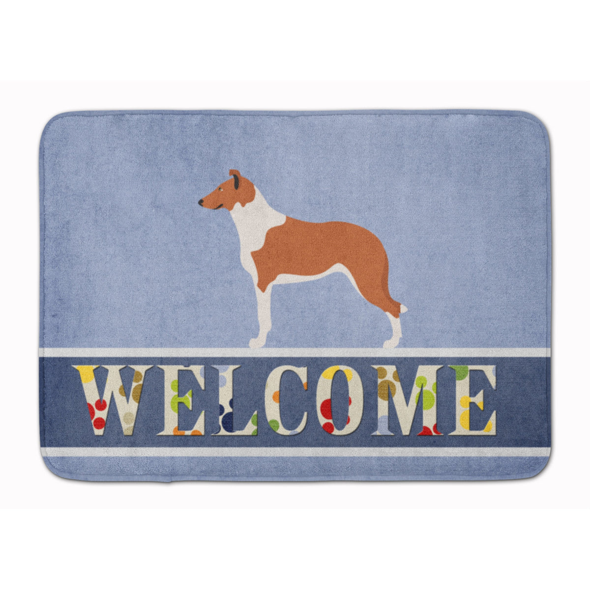 Caroline'S Treasures Smooth Collie Welcome Floor Mat, 19 X 27, Multicolor