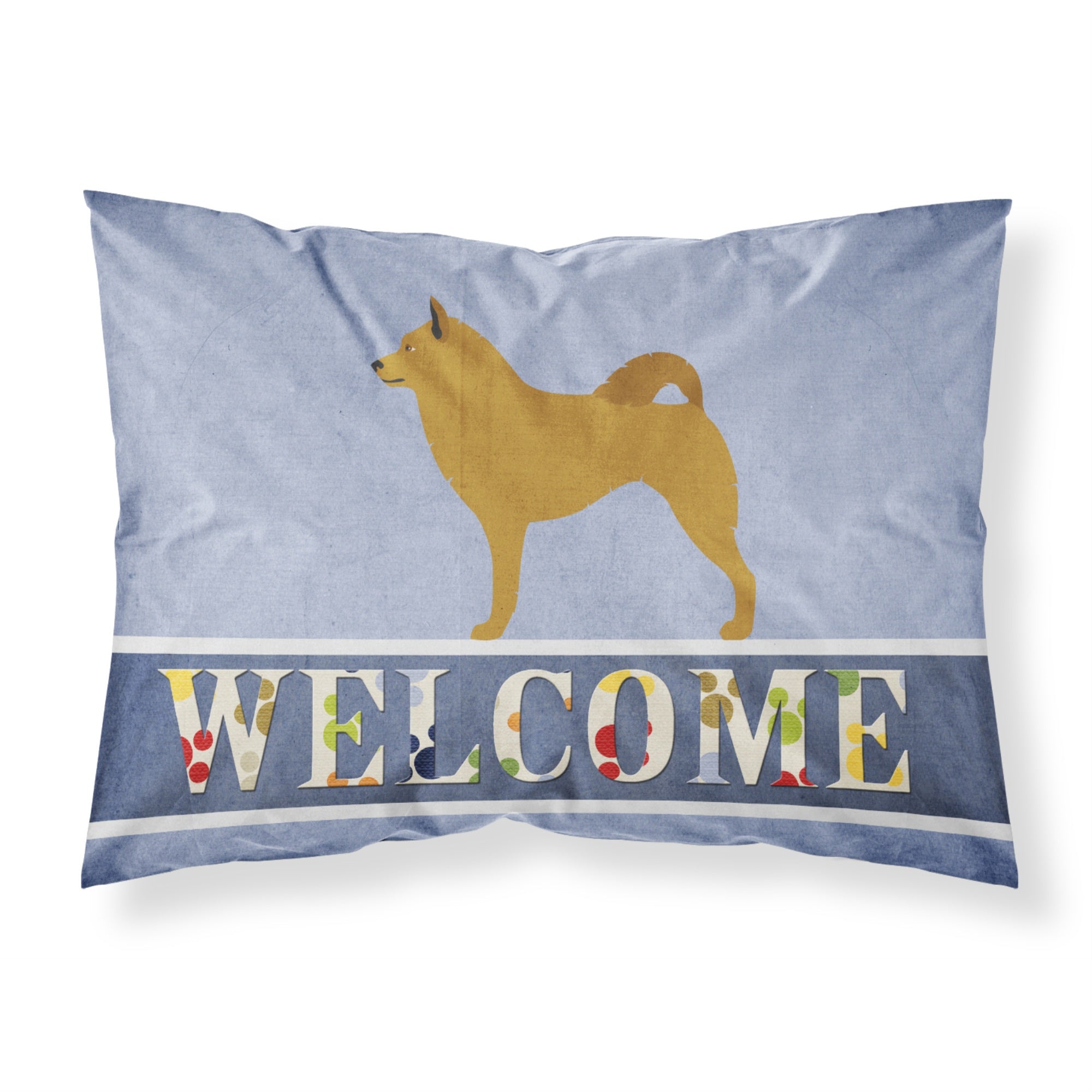Caroline'S Treasures Welcome Finnish Spitz Pillowcase, Standard