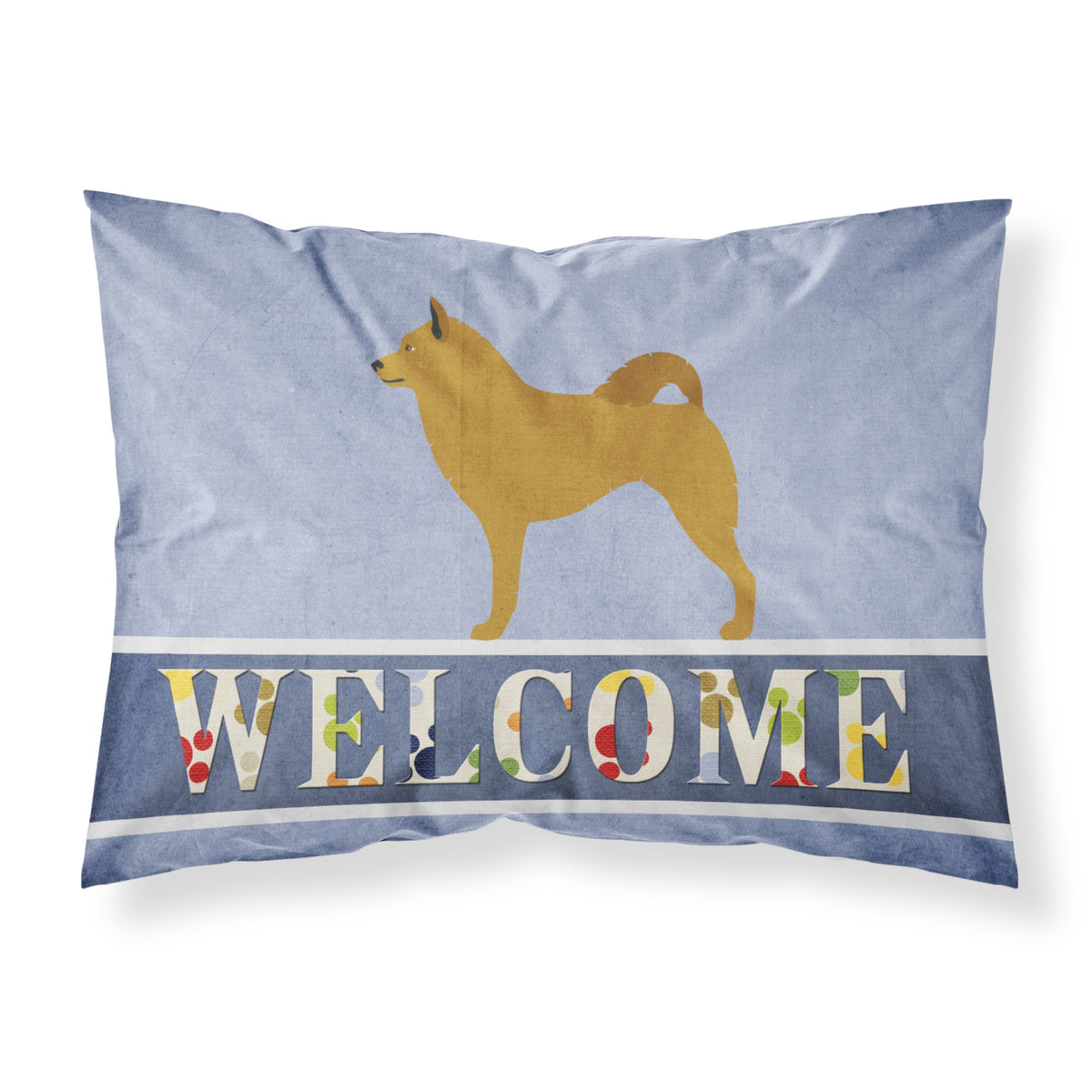 Caroline'S Treasures Welcome Finnish Spitz Pillowcase, Standard