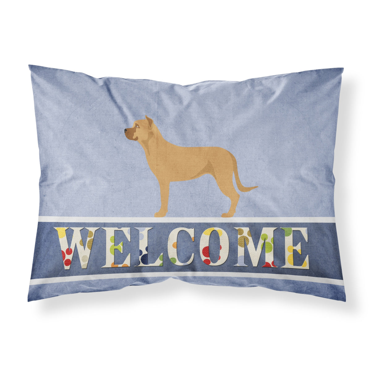 Caroline'S Treasures Alano Espanol Spanish Bulldog Pillowcase, Standard, Welcome