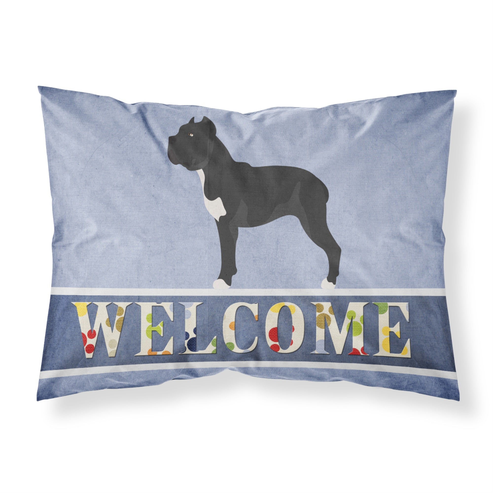 Caroline'S Treasures Cane Corso Welcome Pillowcase, Standard,