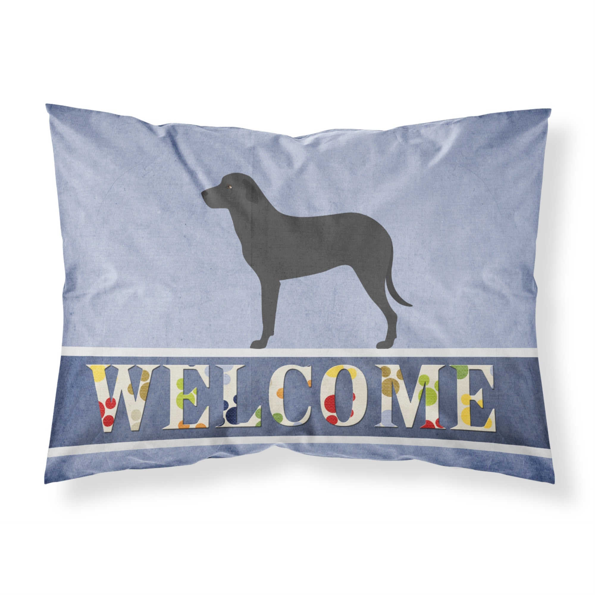Caroline'S Treasures Majorca Shepherd Dog Pillowcase, Standard, Welcome