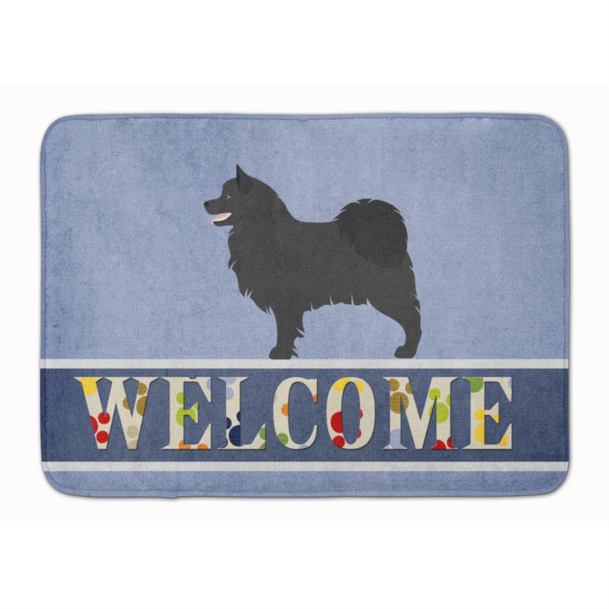 Caroline'S Treasures Swedish Lapphund Welcome Floor Mat, 19 X 27, Multicolor