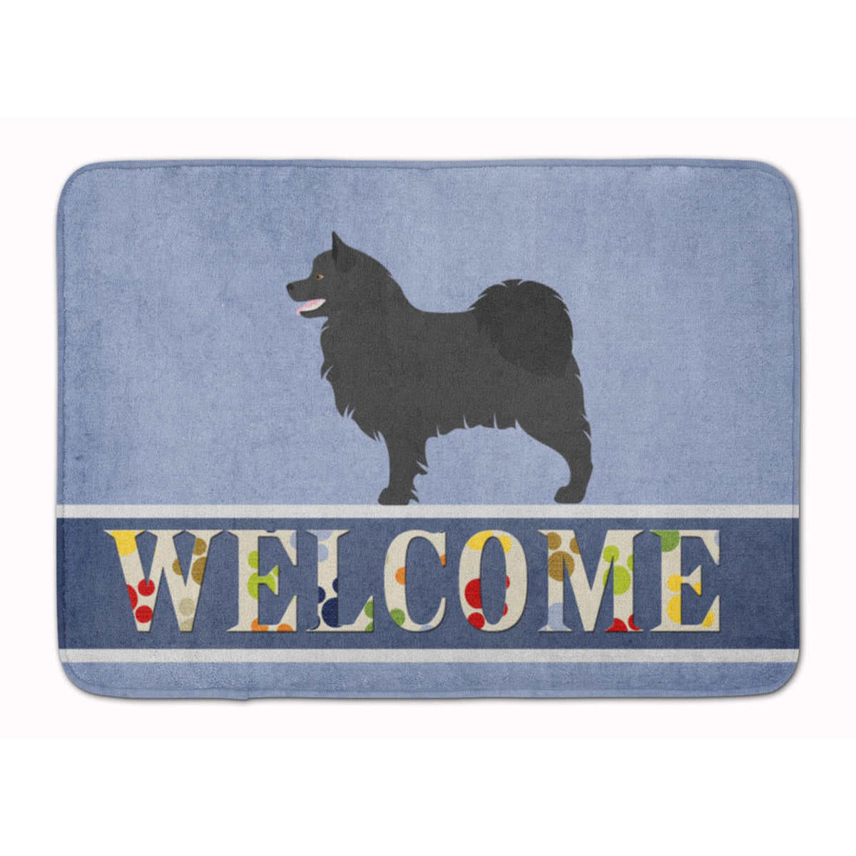 Caroline'S Treasures Swedish Lapphund Welcome Floor Mat, 19 X 27, Multicolor