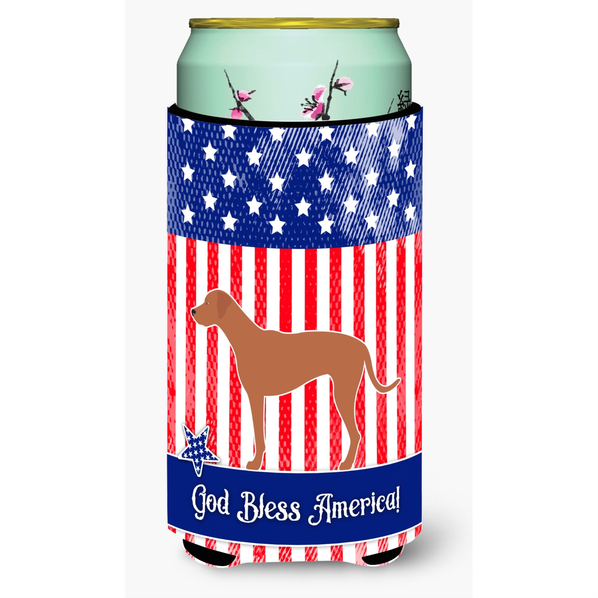 Caroline'S Treasures Rhodesian Ridgeback American Decorative Can Hugger, Tall Boy, Multicolor