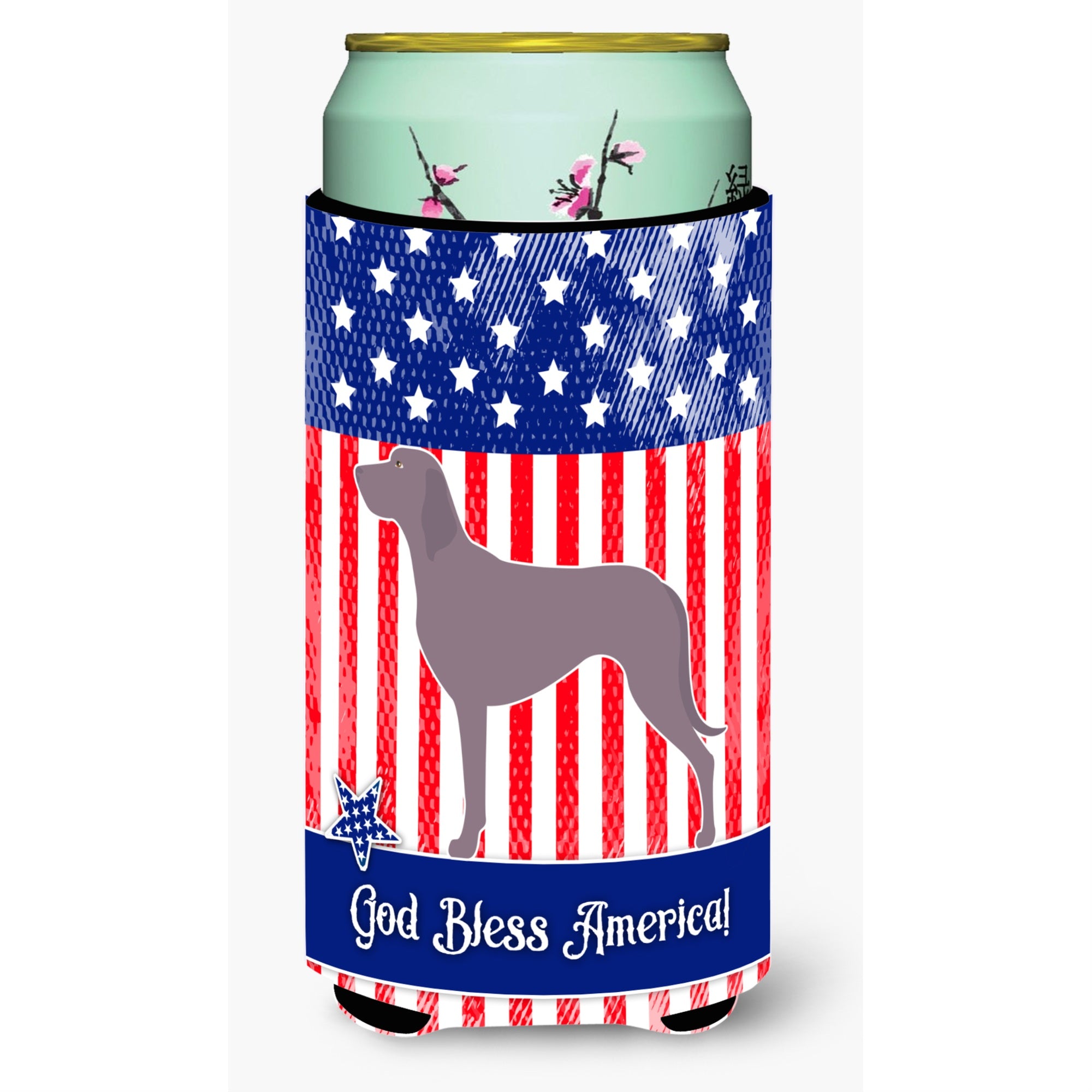 Caroline'S Treasures Weimaraner American Decorative Can Hugger, Tall Boy, Multicolor