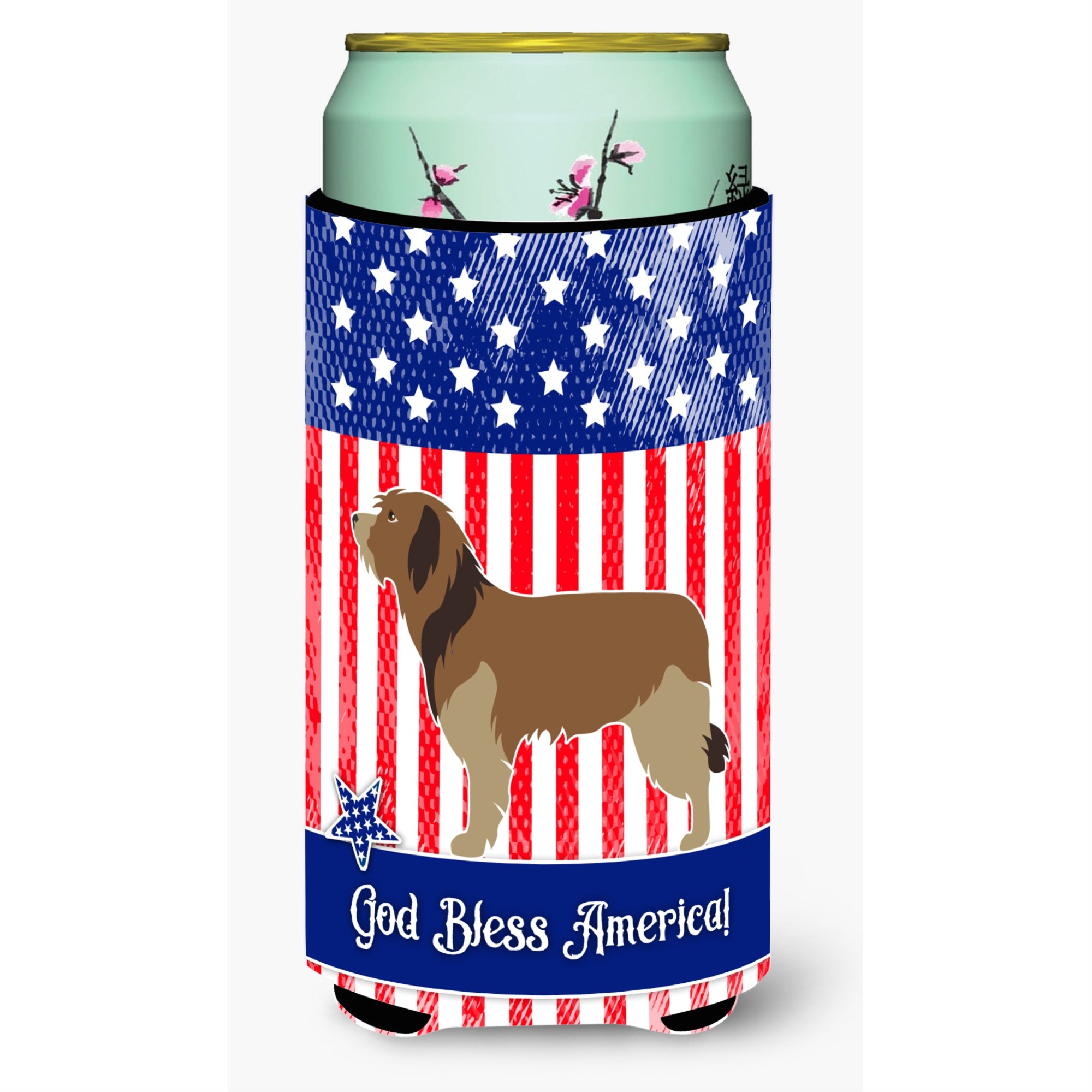 Caroline'S Treasures Catalan Sheepdog American Decorative Can Hugger, Tall Boy, Multicolor