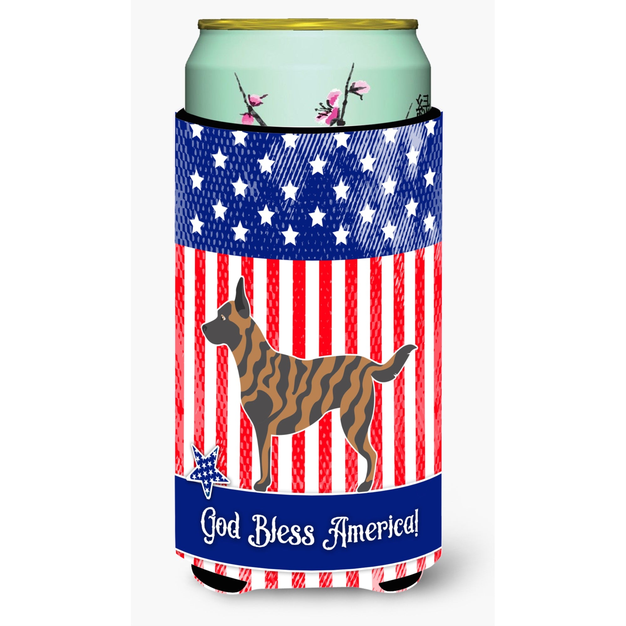Caroline'S Treasures Dutch Shepherd American Decorative Can Hugger, Tall Boy, Multicolor