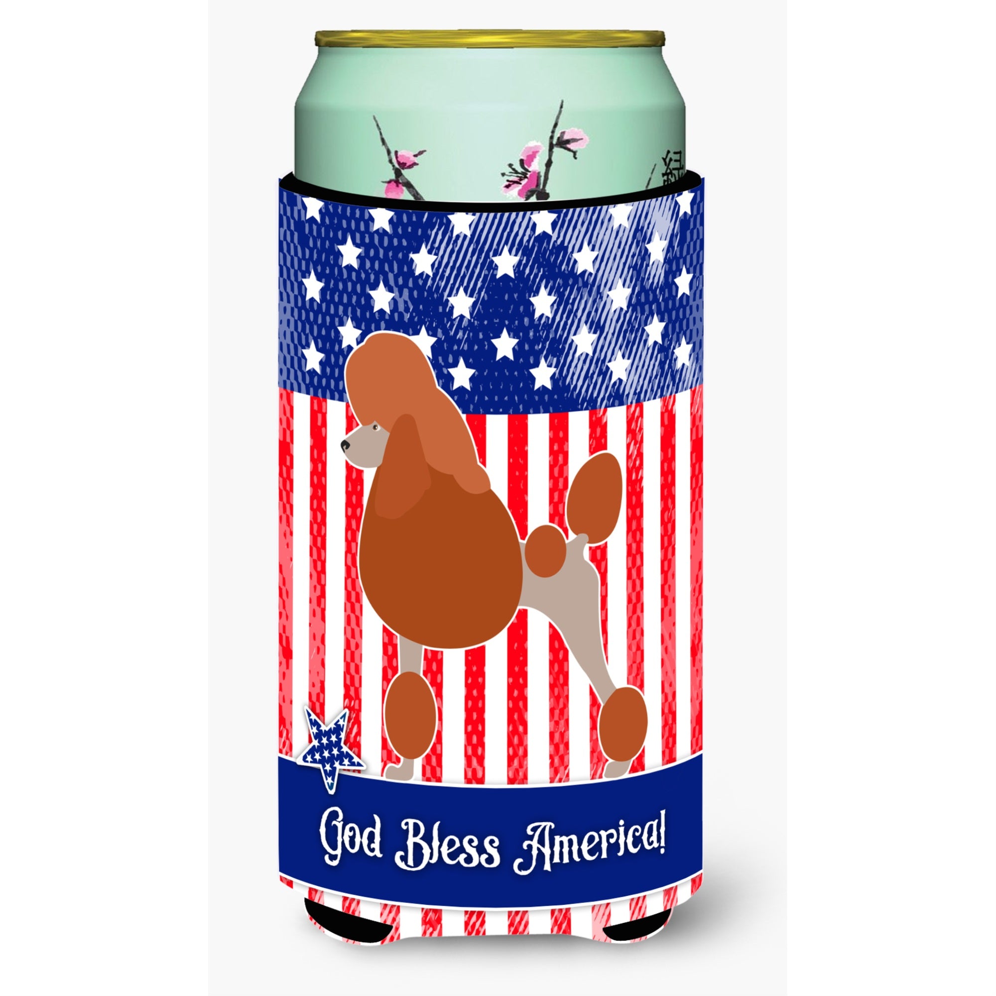 Caroline'S Treasures Royal Poodle American Decorative Can Hugger, Tall Boy, Multicolor