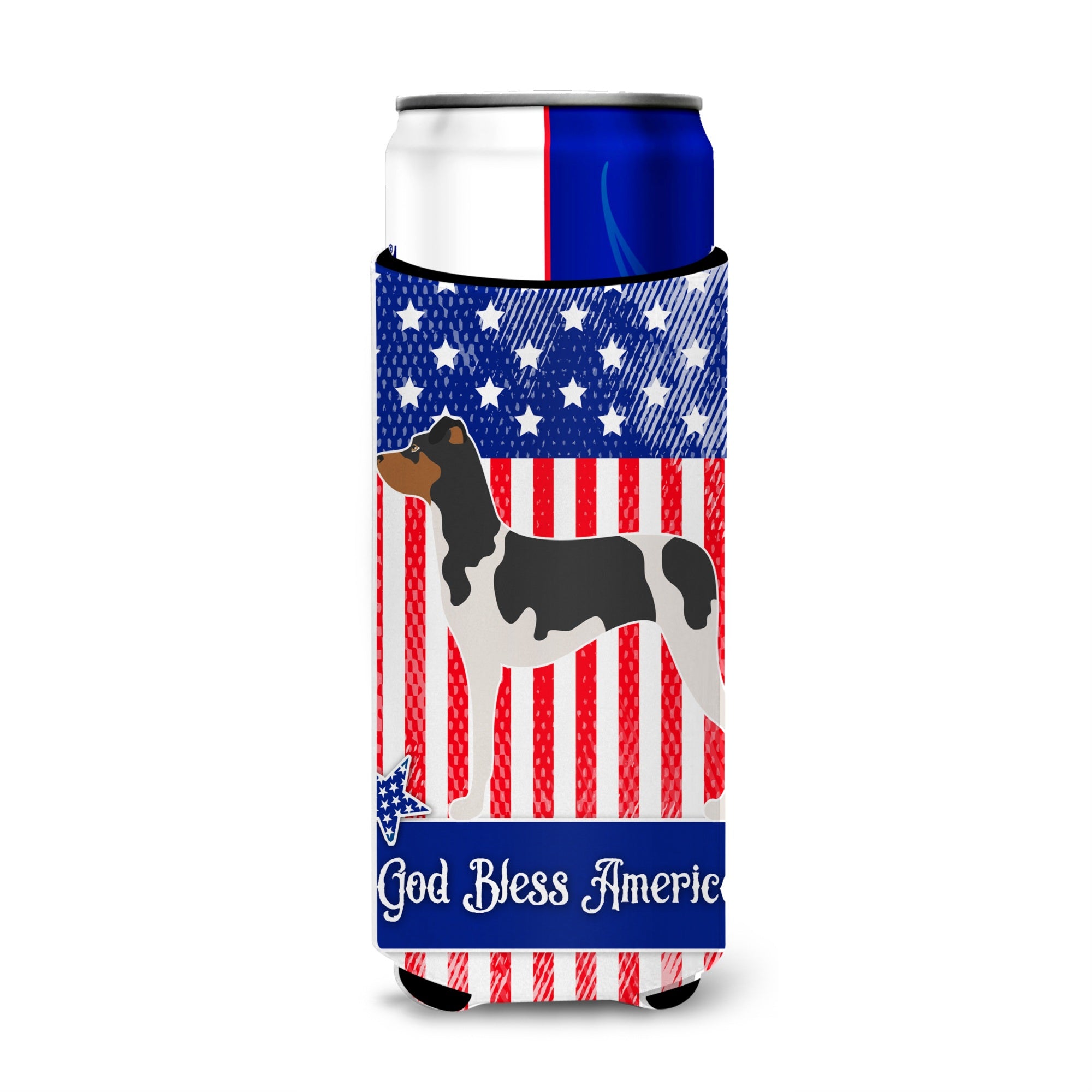 Caroline'S Treasures Brazilian Terrier American Decorative Can Hugger, Slim, Multicolor