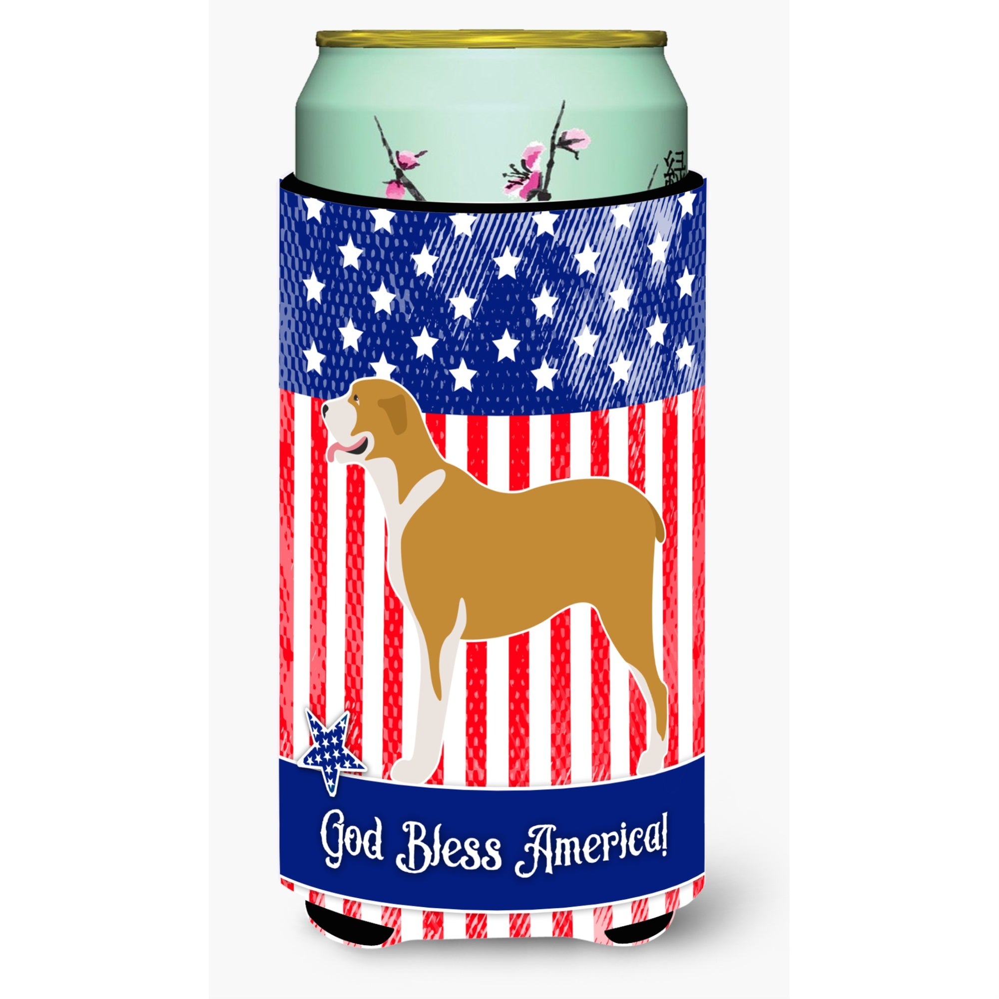 Caroline'S Treasures Belgium Mastiff American Decorative Can Hugger, Tall Boy, Multicolor