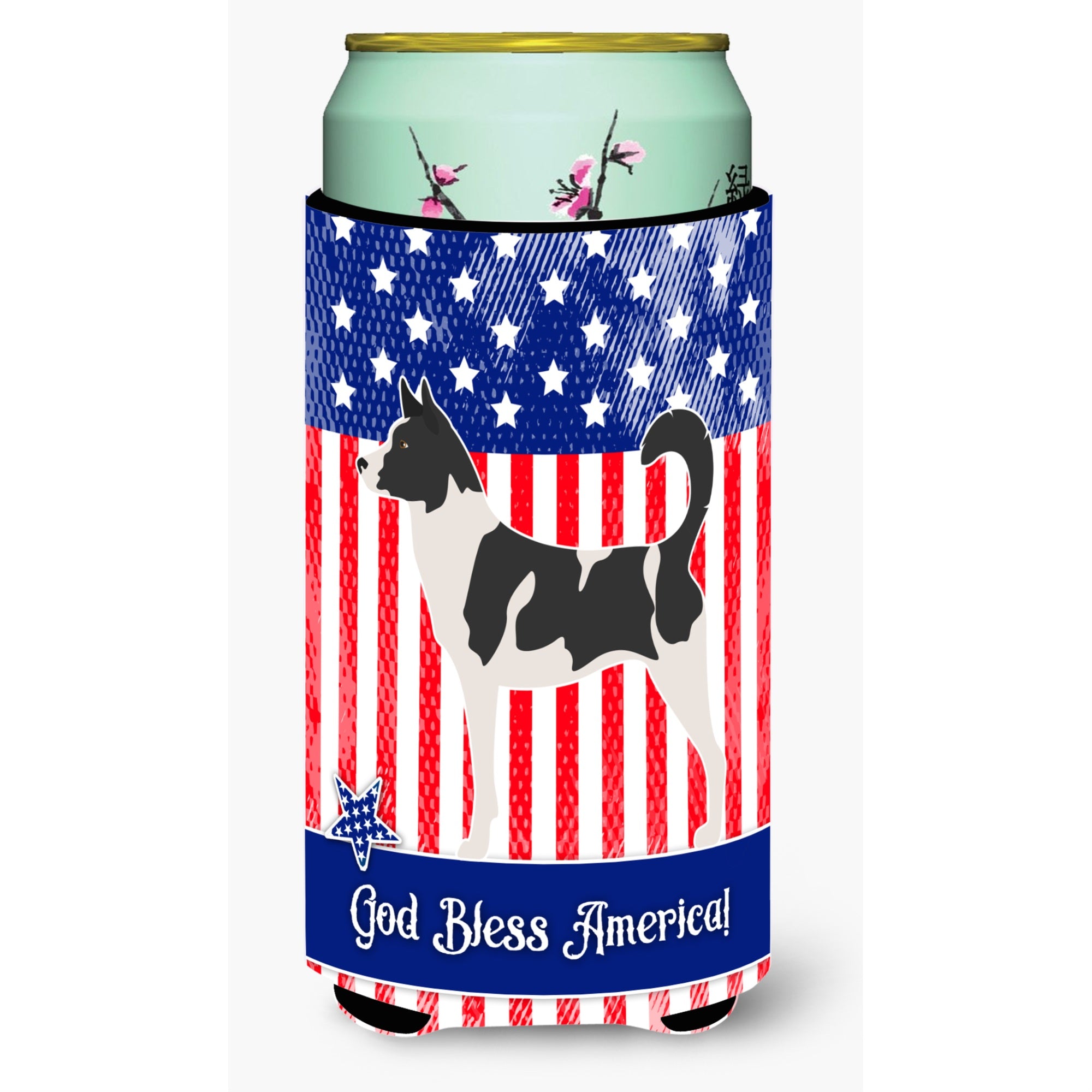 Caroline'S Treasures Canaan Dog American Decorative Can Hugger, Tall Boy, Multicolor
