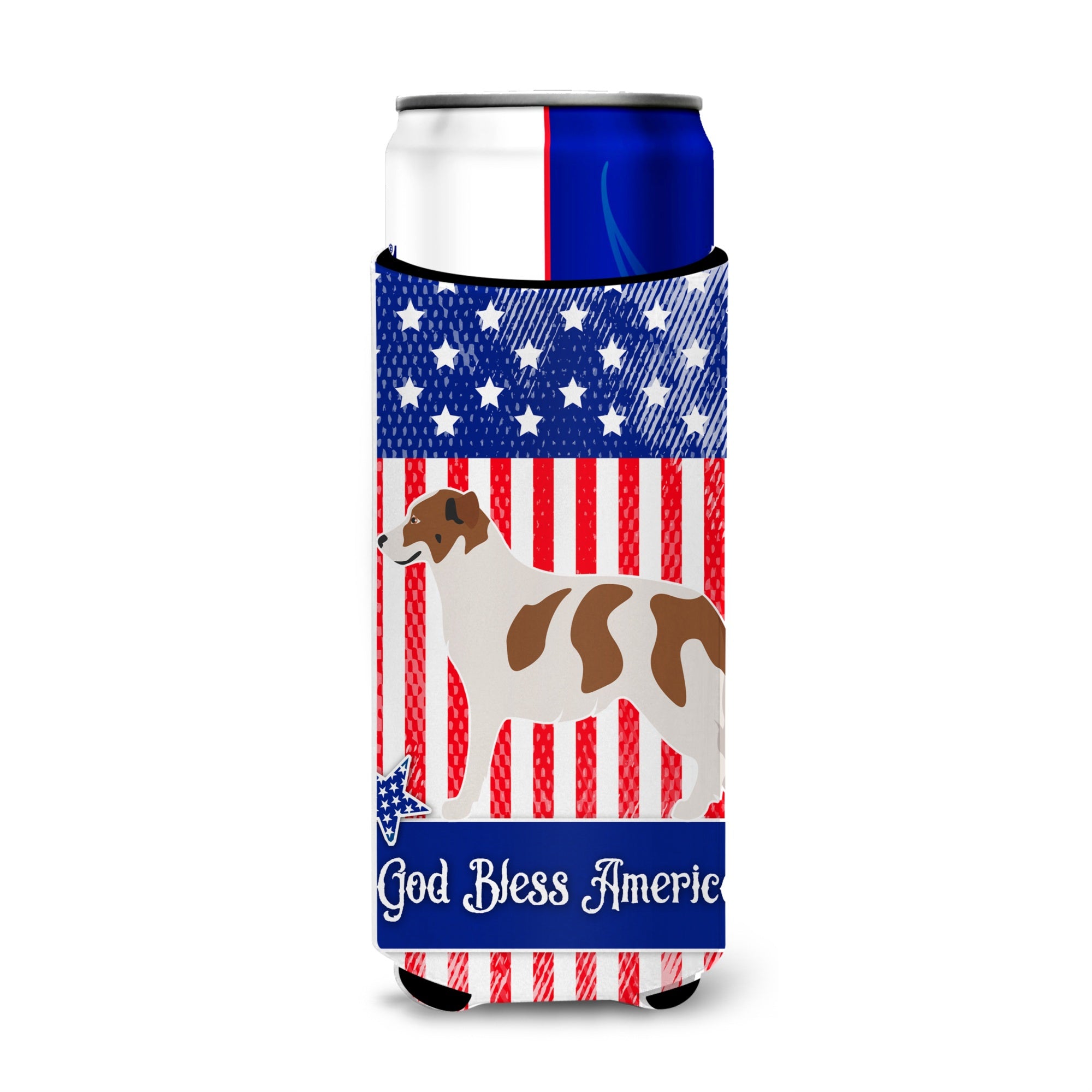 Caroline'S Treasures Aidi Atlas Mountain Dog American Decorative Can Hugger, Slim, Multicolor