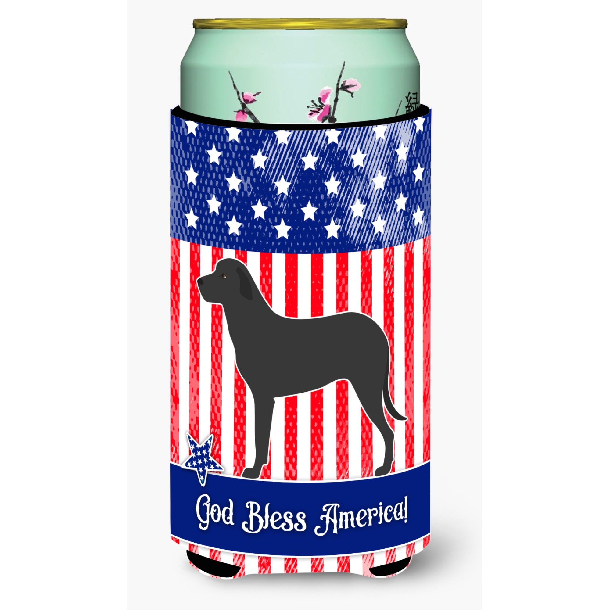 Caroline'S Treasures Majorca Shepherd Dog American Decorative Can Hugger, Tall Boy, Multicolor
