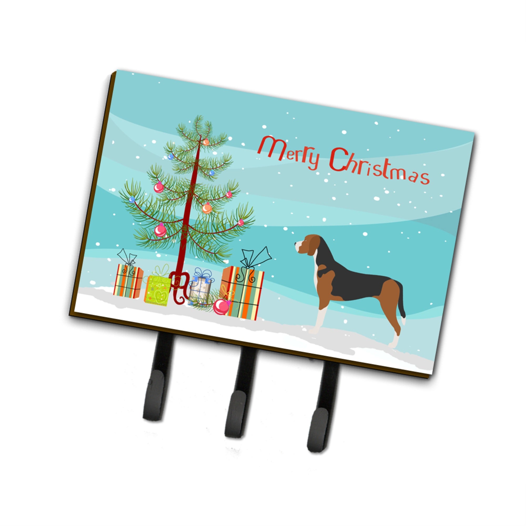 Caroline'S Treasures Hamiltonstvare Christmas Wall Hook, Triple, Multicolor