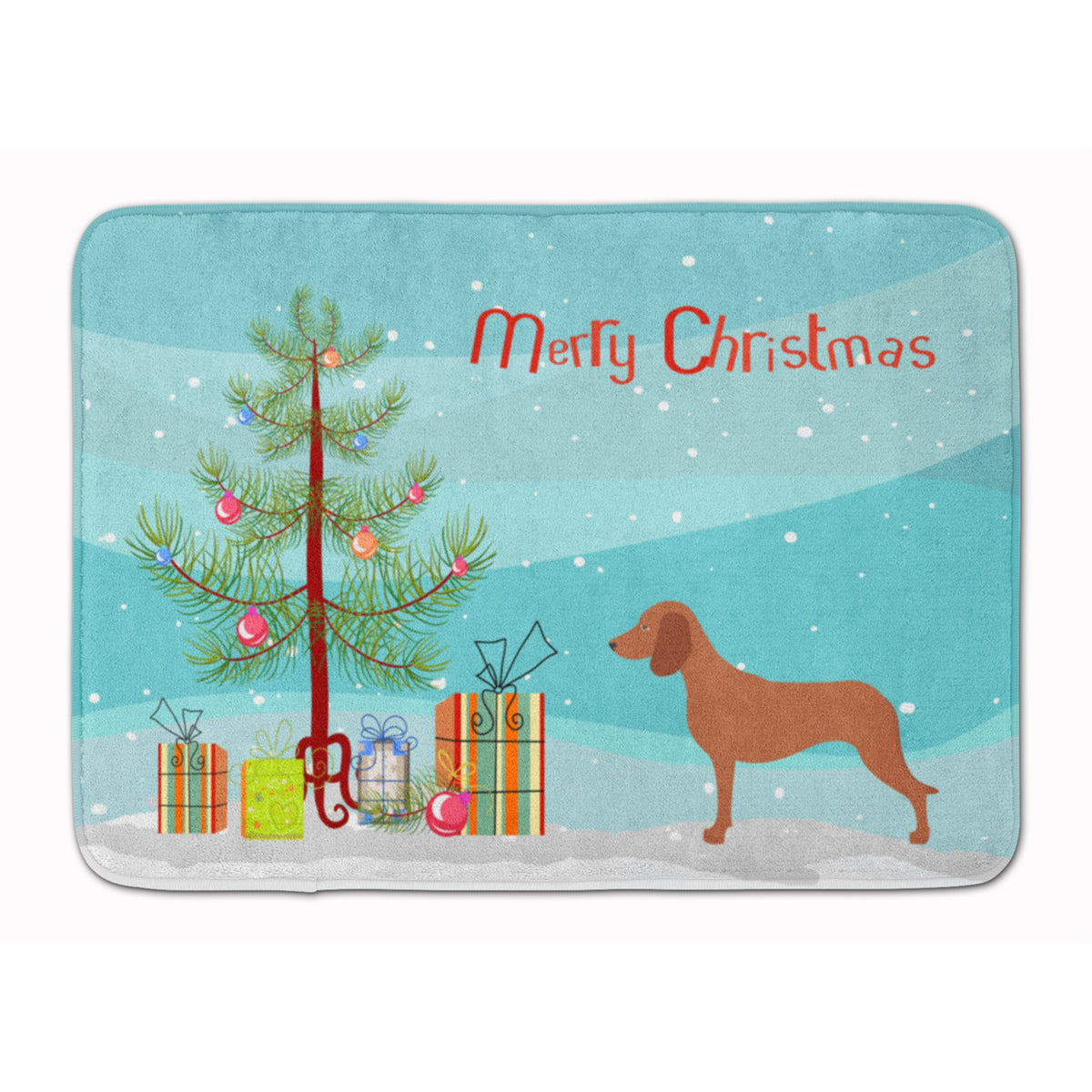 Caroline'S Treasures Bavarian Mountian Hound Christmas Floor Mat, 19Hx27W, Multicolor