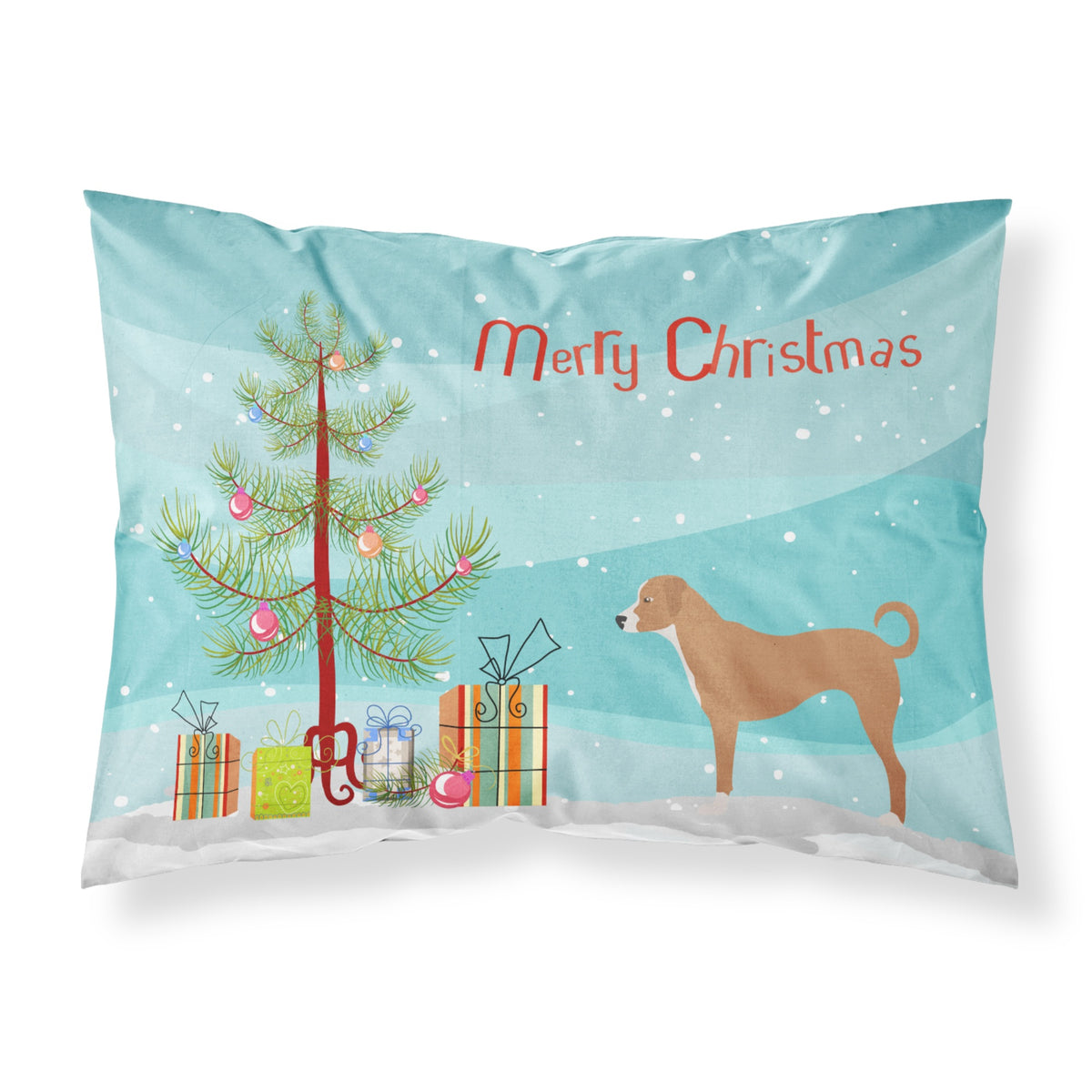 Caroline'S Treasures Australian Pinscher Pillowcase, Standard, Christmas Tree