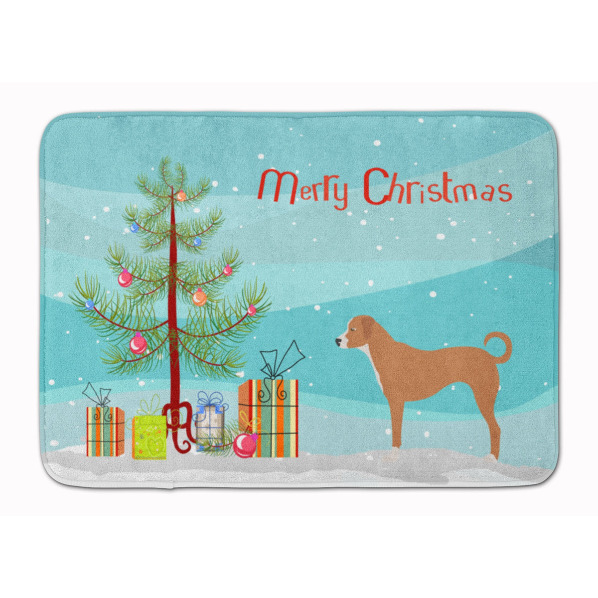Caroline'S Treasures Australian Pinscher Christmas Floor Mat, 19Hx27W, Multicolor