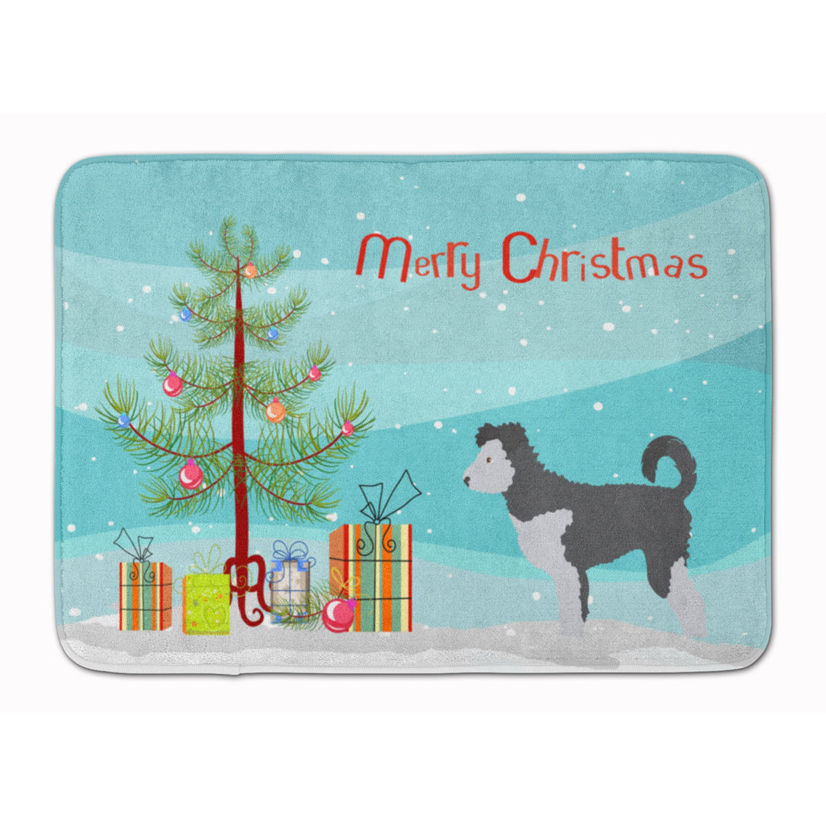 Caroline'S Treasures Pumi Christmas Floor Mat, 19Hx27W, Multicolor