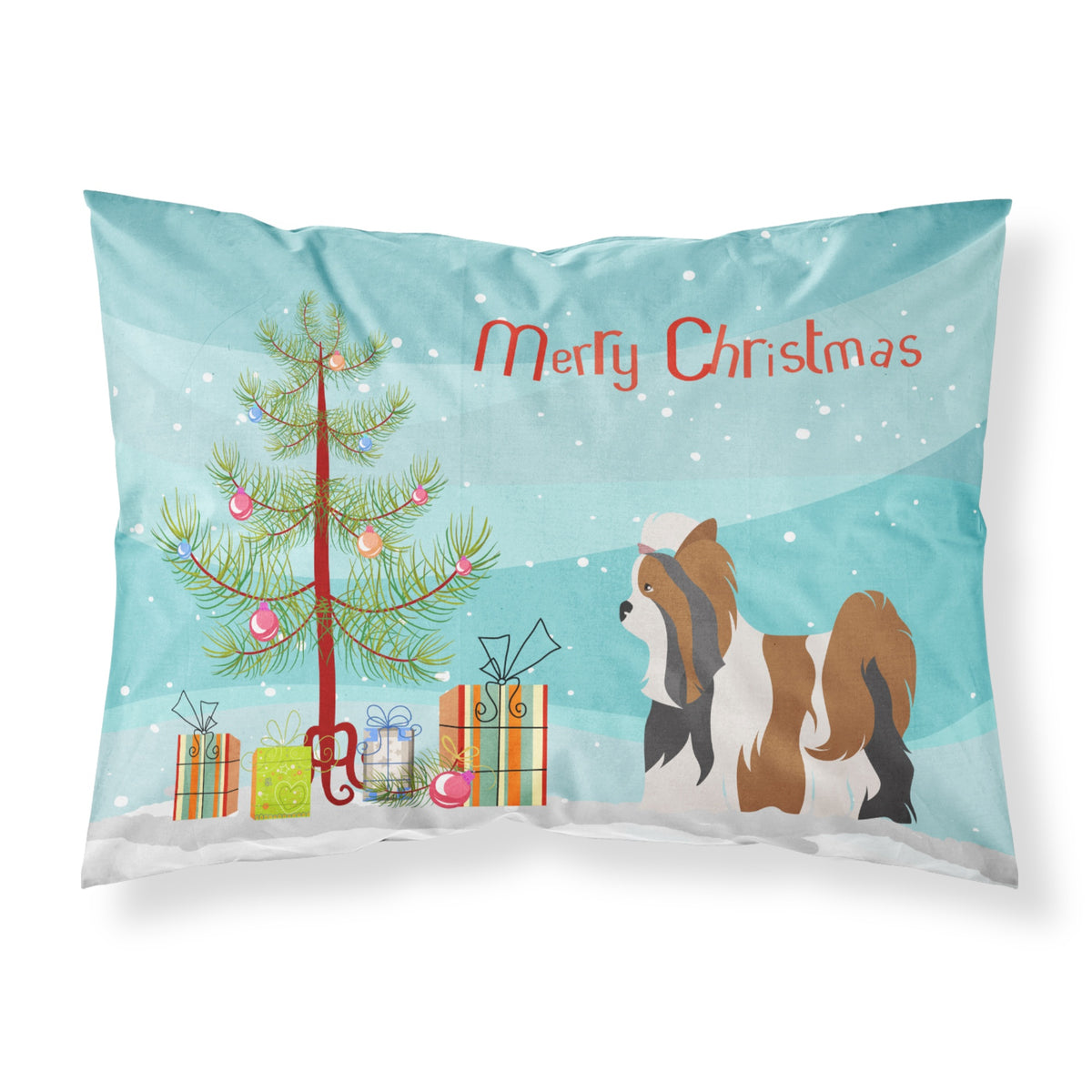 Caroline'S Treasures Biewer Terrier Christmas Pillowcase, Standard, Tree