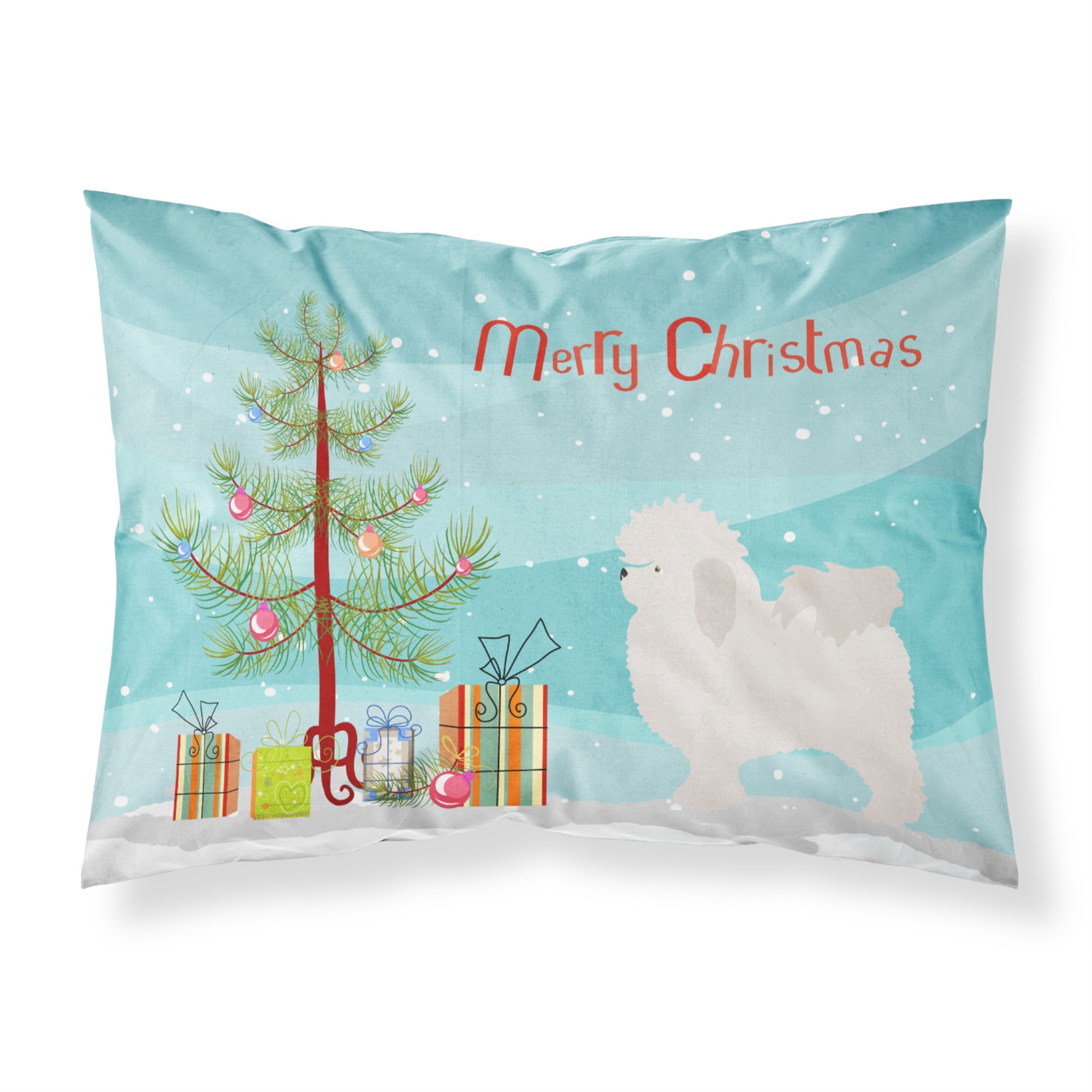 Caroline'S Treasures Bolognese Pillowcase, Standard, Christmas Tree