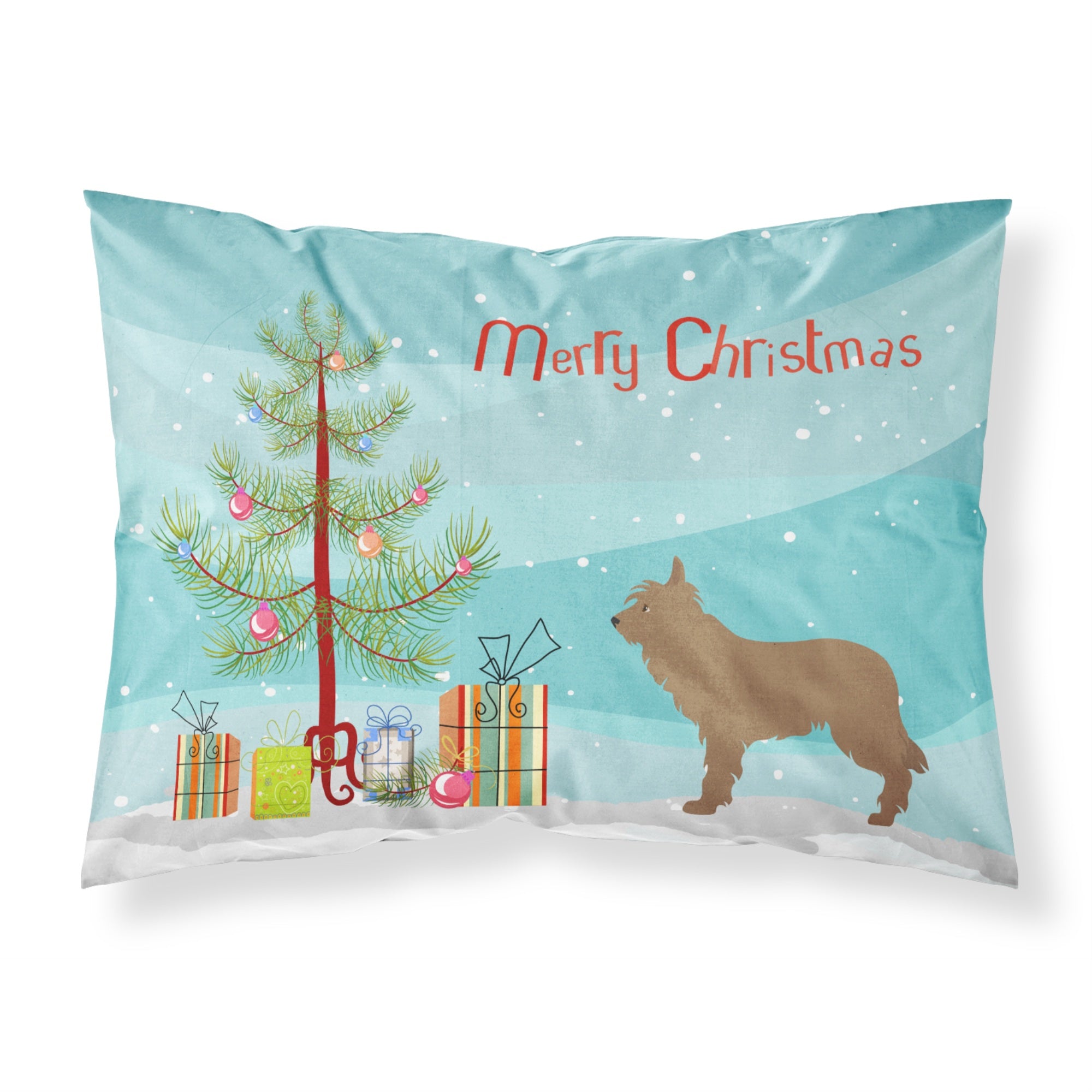 Caroline'S Treasures Berger Picard Pillowcase, Standard, Christmas Tree