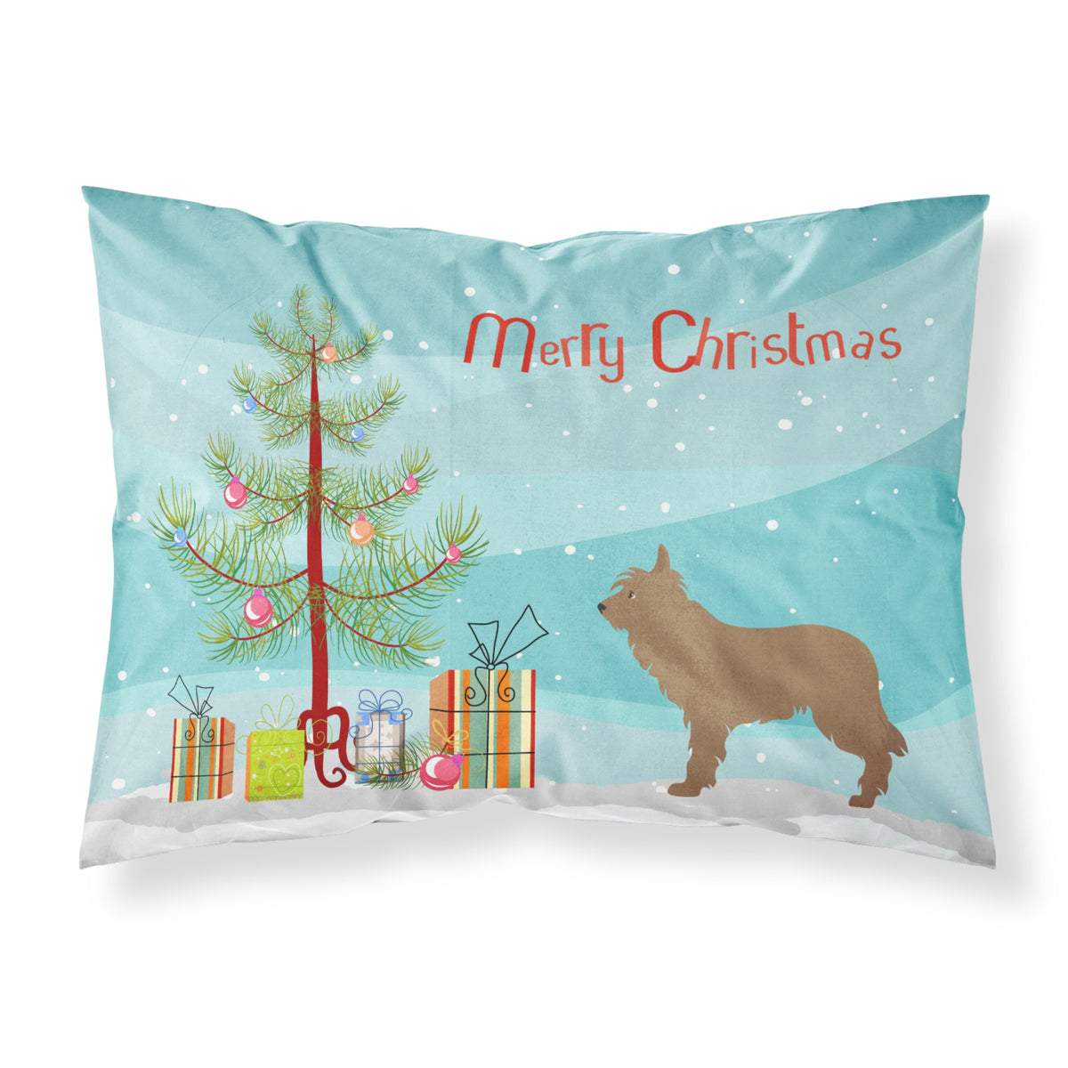 Caroline'S Treasures Berger Picard Pillowcase, Standard, Christmas Tree