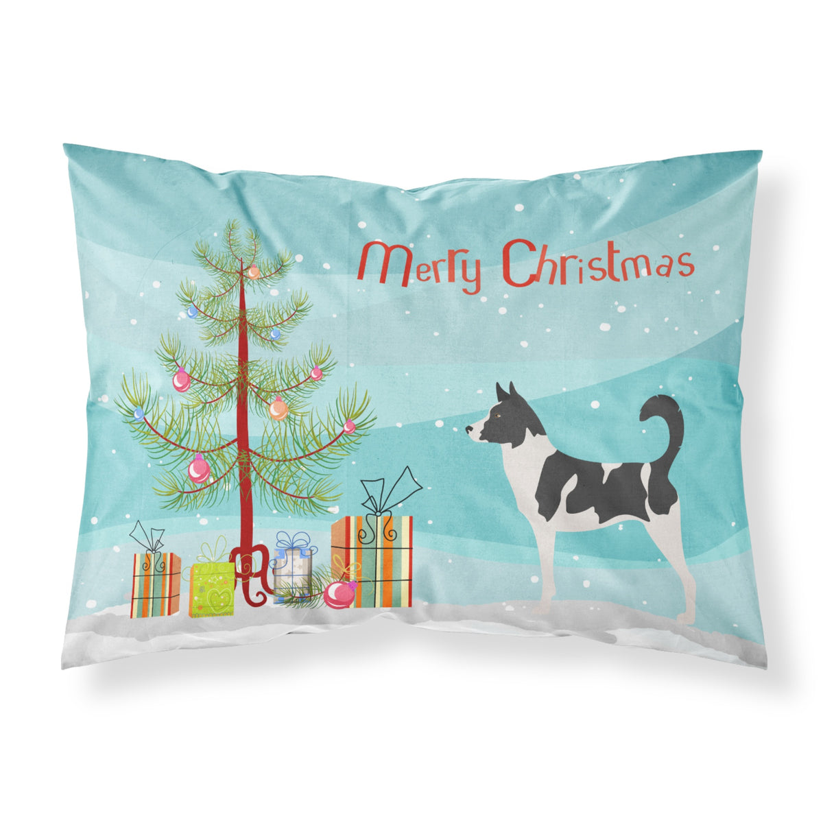 Caroline'S Treasures Canaan Dog Pillowcase, Standard, Christmas Tree