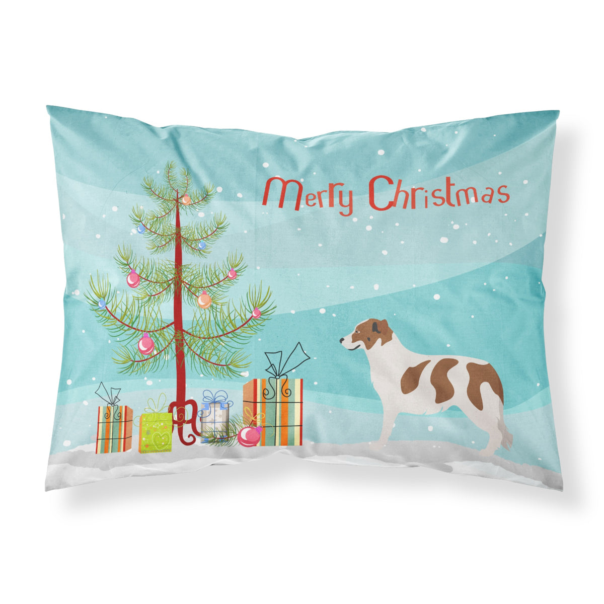 Caroline'S Treasures Aidi Atlas Mountain Dog Pillowcase, Standard, Christmas Tree