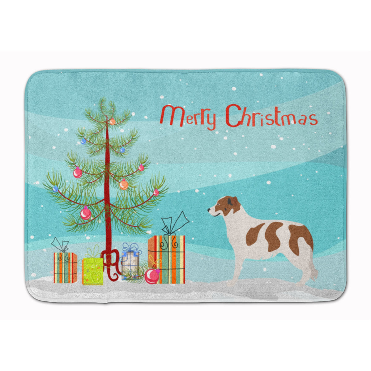Caroline'S Treasures Aidi Atlas Mountain Dog Christmas Floor Mat, 19Hx27W, Multicolor